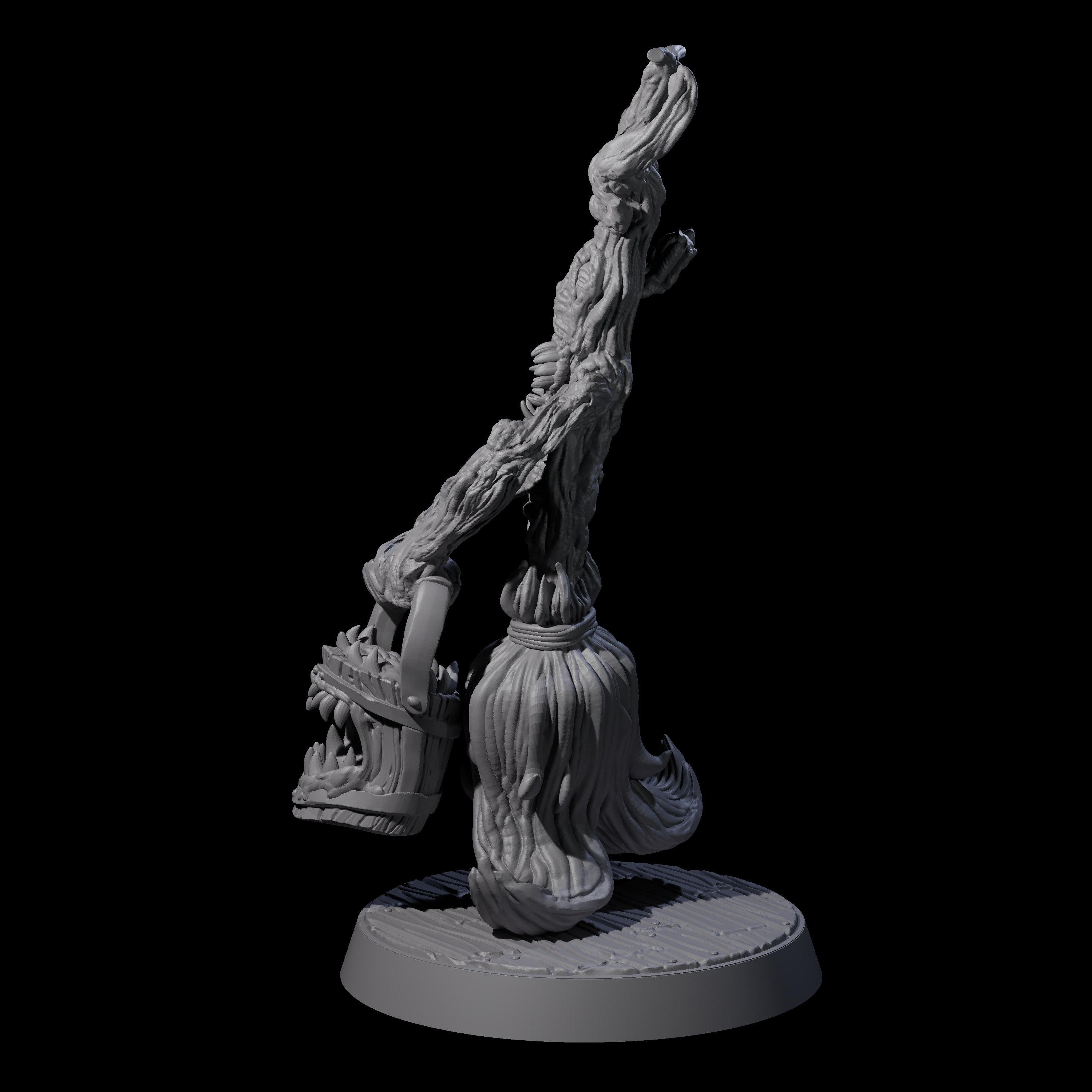Evil Animated Broom B Miniature for Dungeons and Dragons, Pathfinder or other TTRPGs