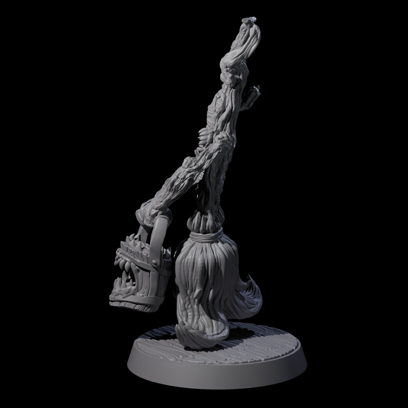 Evil Animated Broom B Miniature for Dungeons and Dragons, Pathfinder or other TTRPGs