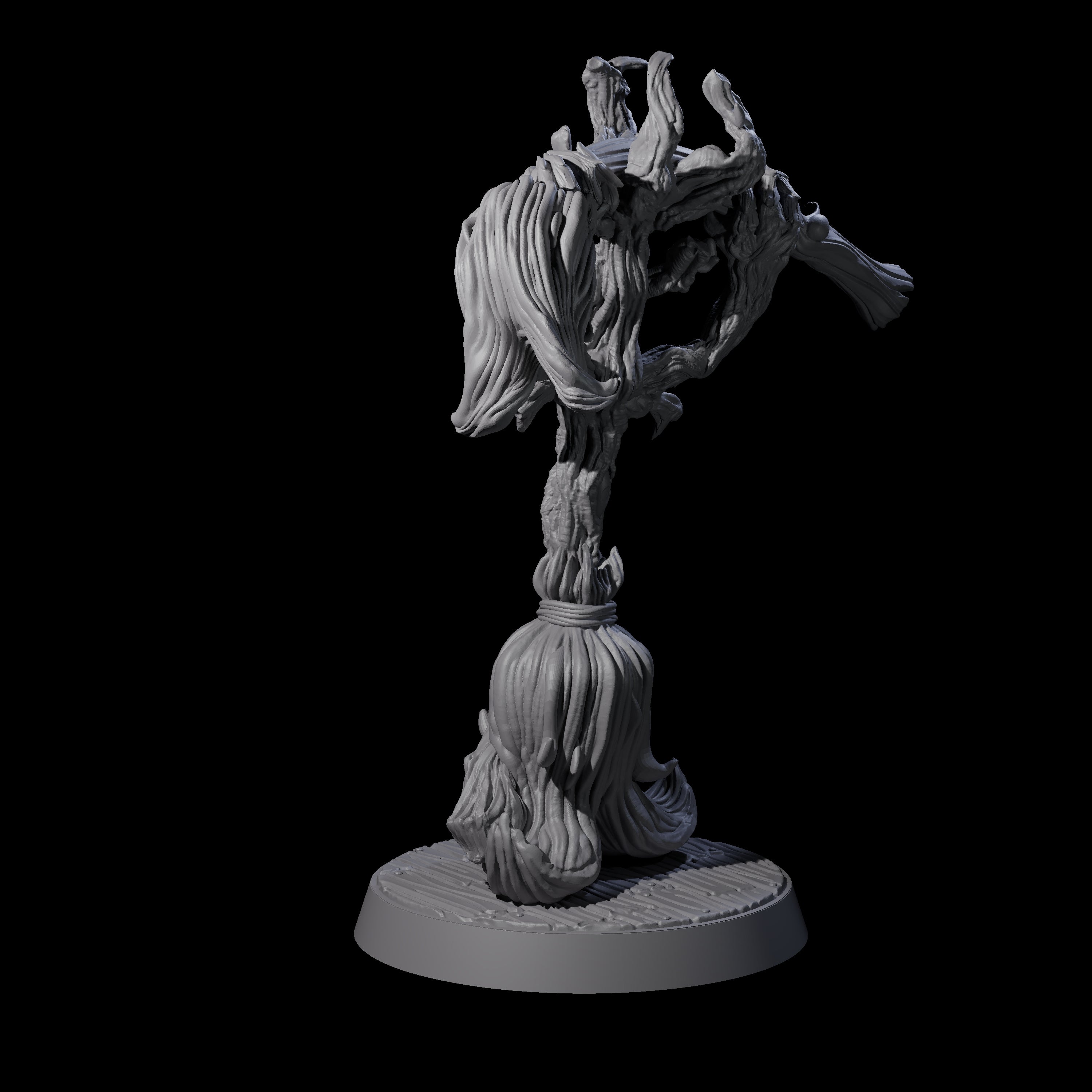 Evil Animated Broom D Miniature for Dungeons and Dragons, Pathfinder or other TTRPGs