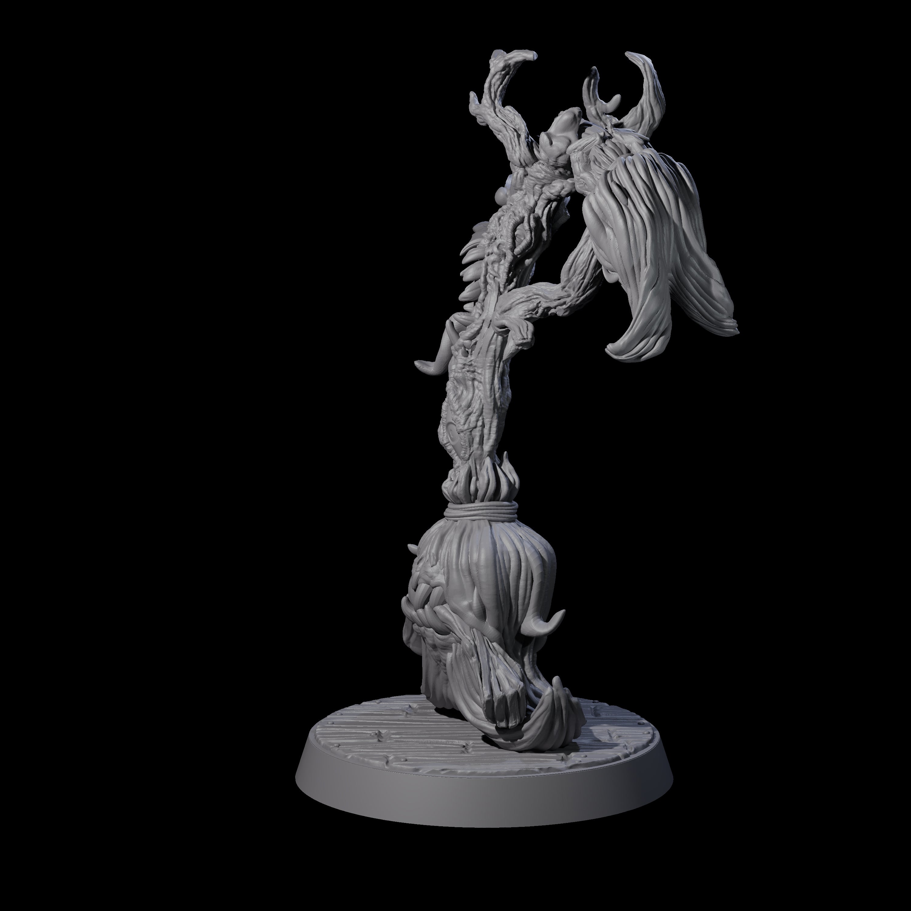 Evil Animated Broom D Miniature for Dungeons and Dragons, Pathfinder or other TTRPGs