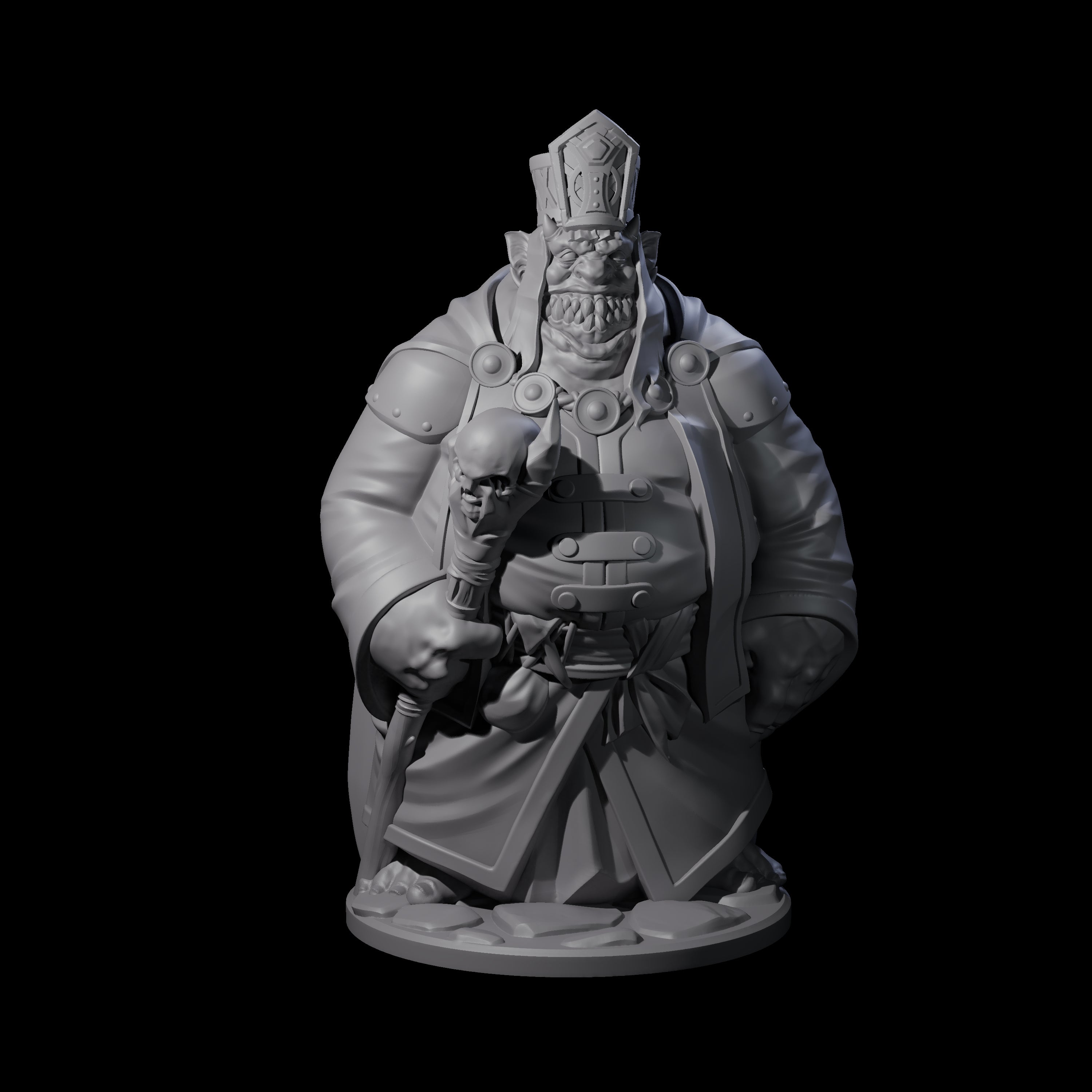 Evil Grin Demon Priest