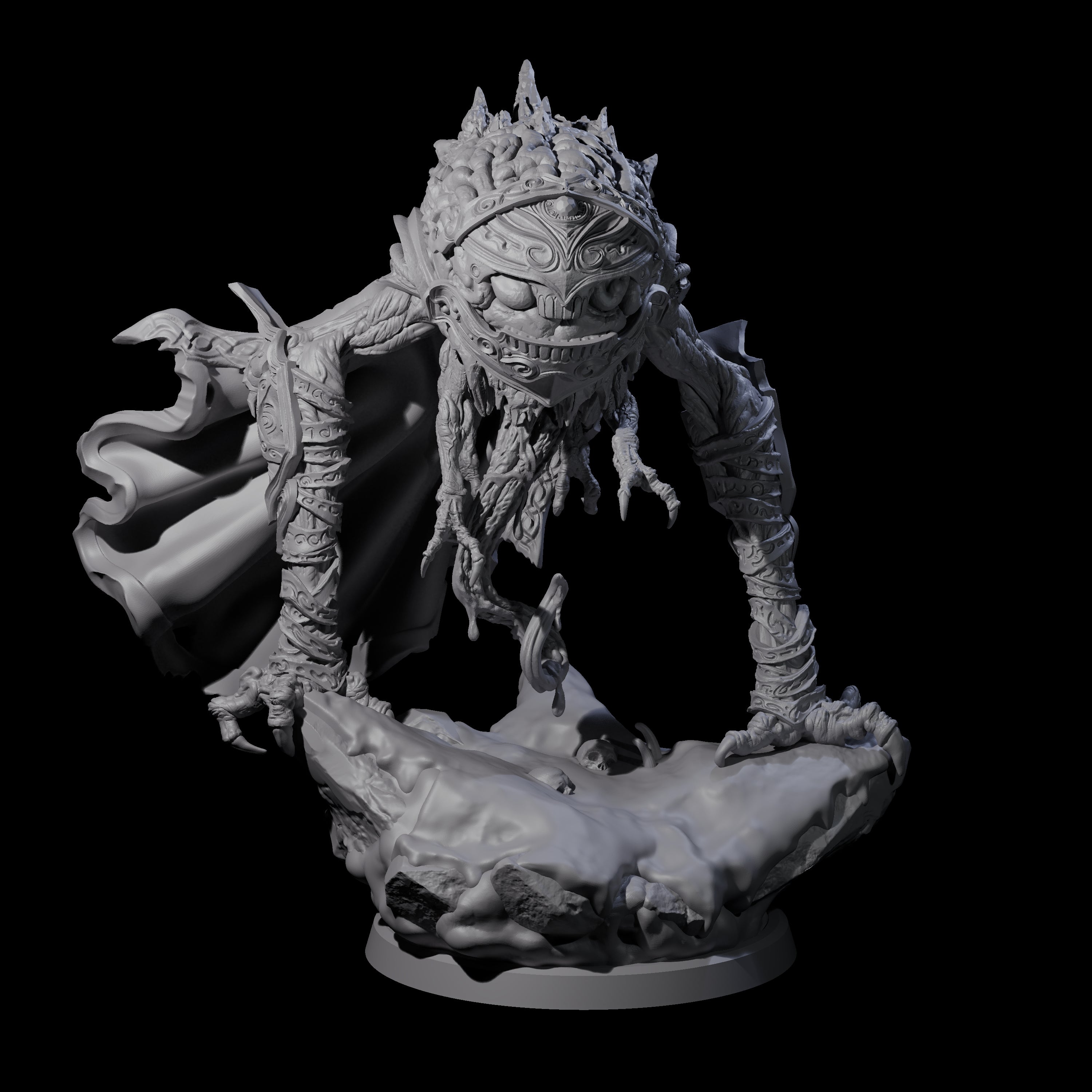 Evolved Intellect Devourer A Miniature for Dungeons and Dragons, Pathfinder or other TTRPGs