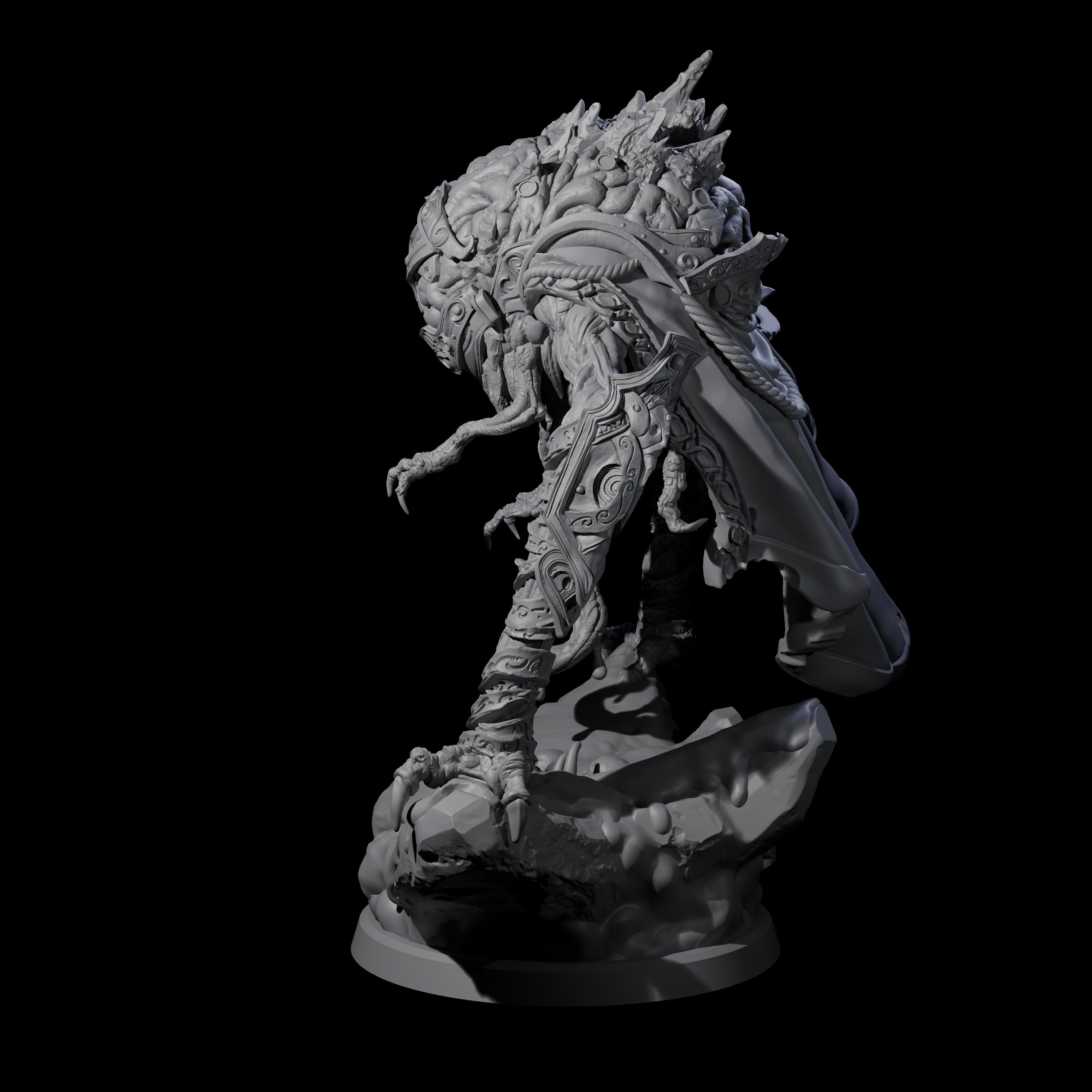 Evolved Intellect Devourer A Miniature for Dungeons and Dragons, Pathfinder or other TTRPGs