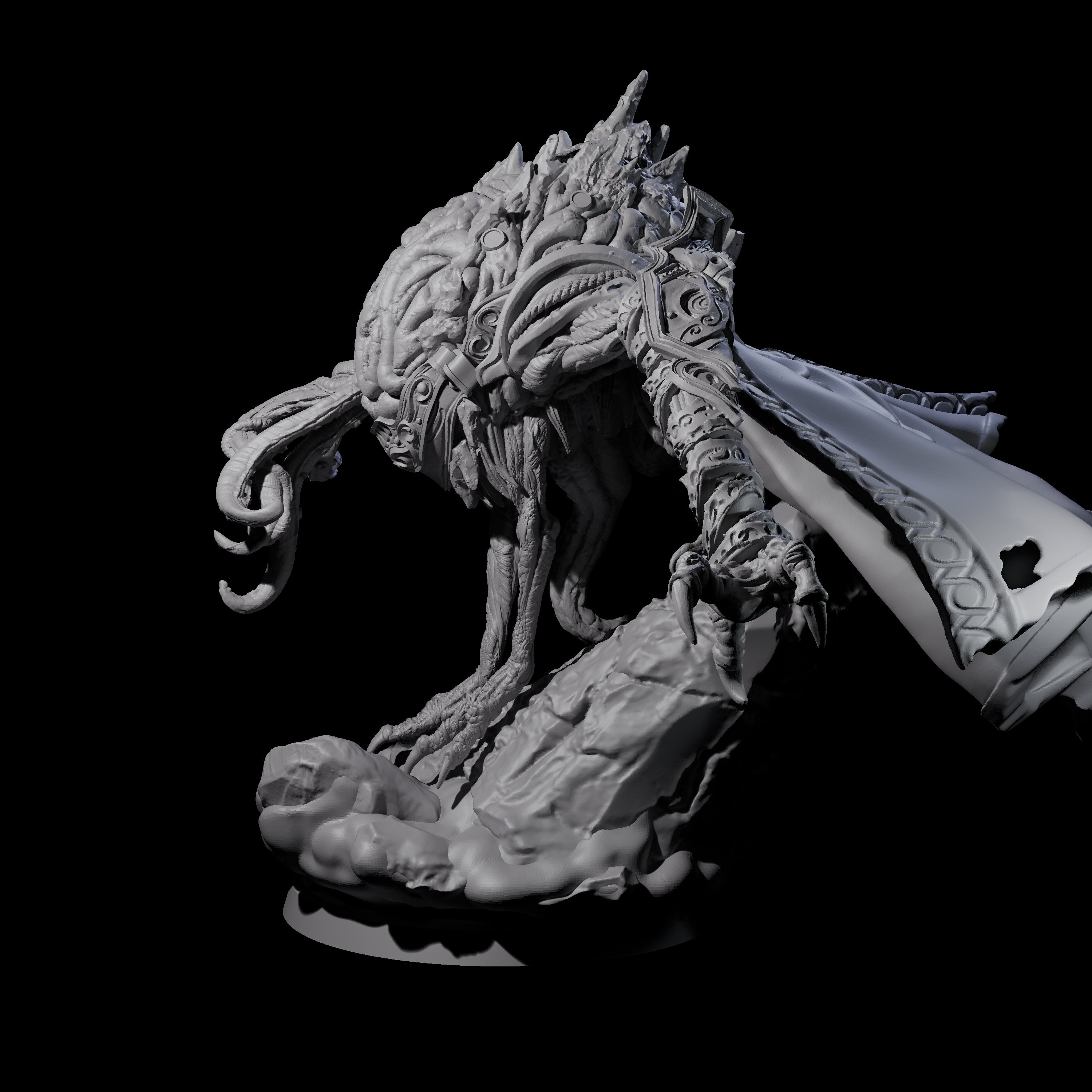 Evolved Intellect Devourer B Miniature for Dungeons and Dragons, Pathfinder or other TTRPGs