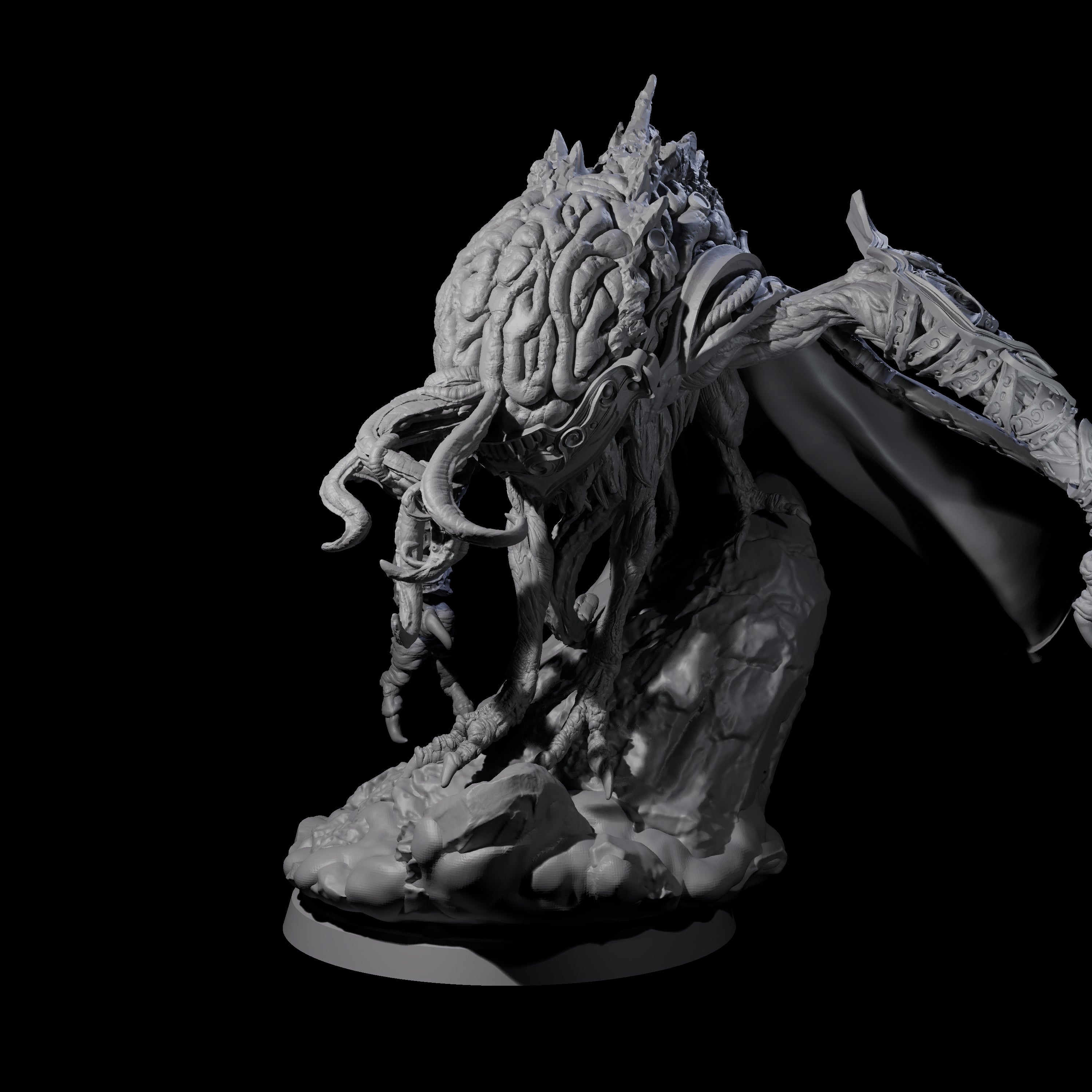 Evolved Intellect Devourer B Miniature for Dungeons and Dragons, Pathfinder or other TTRPGs