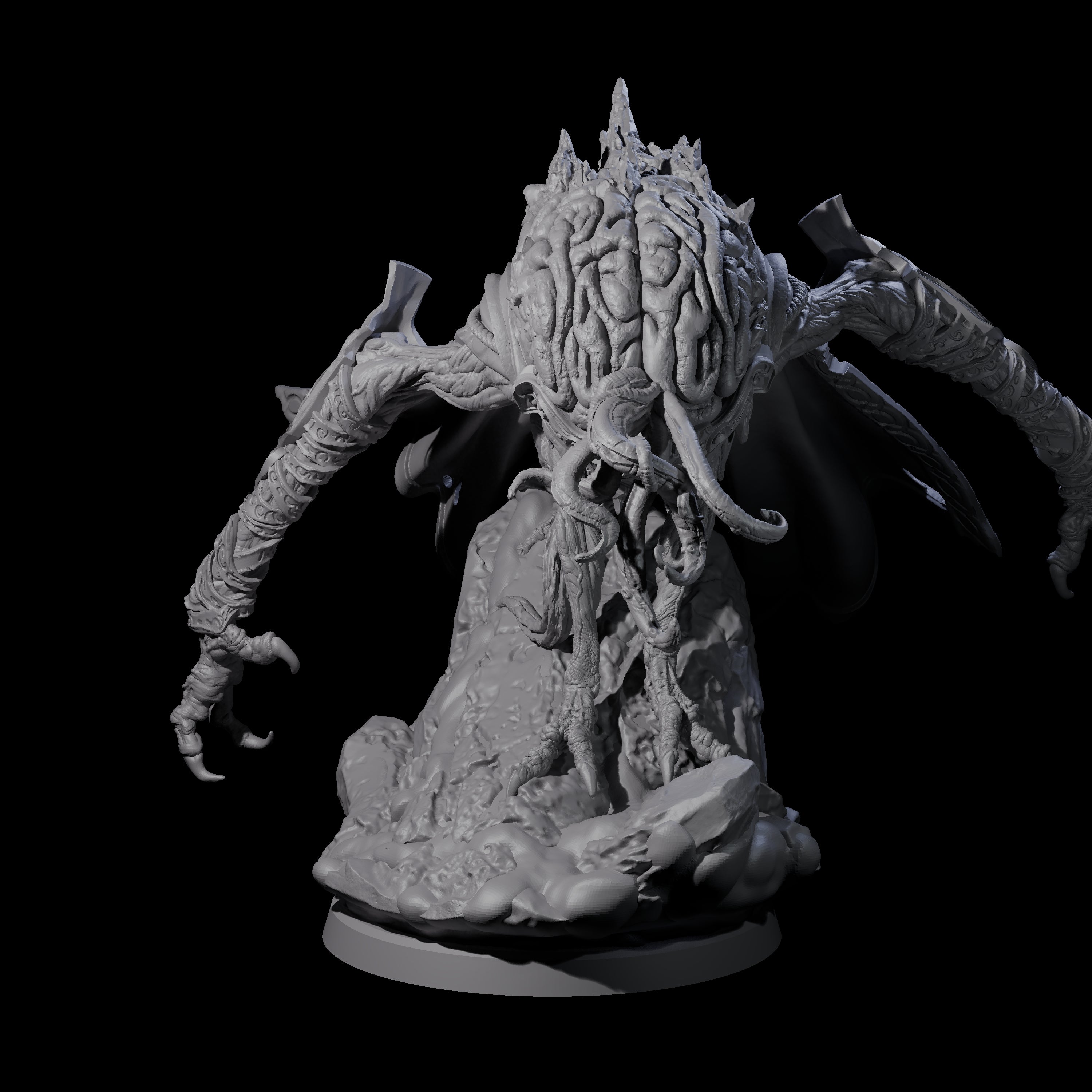 Evolved Intellect Devourer B Miniature for Dungeons and Dragons, Pathfinder or other TTRPGs