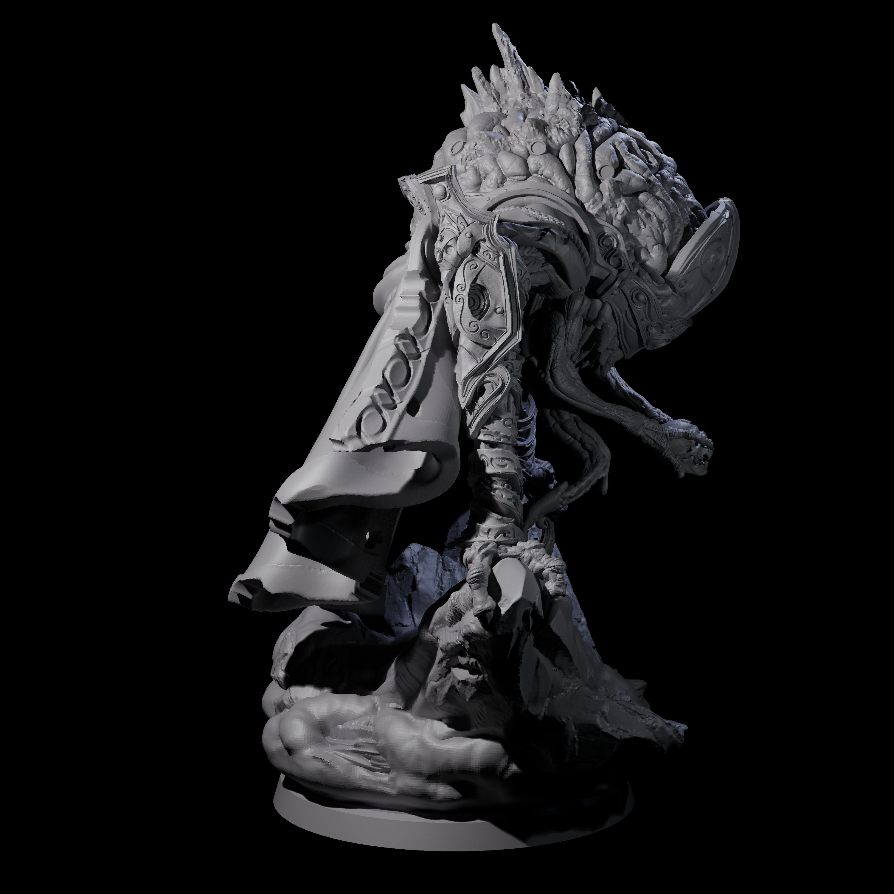 Evolved Intellect Devourer C Miniature for Dungeons and Dragons, Pathfinder or other TTRPGs