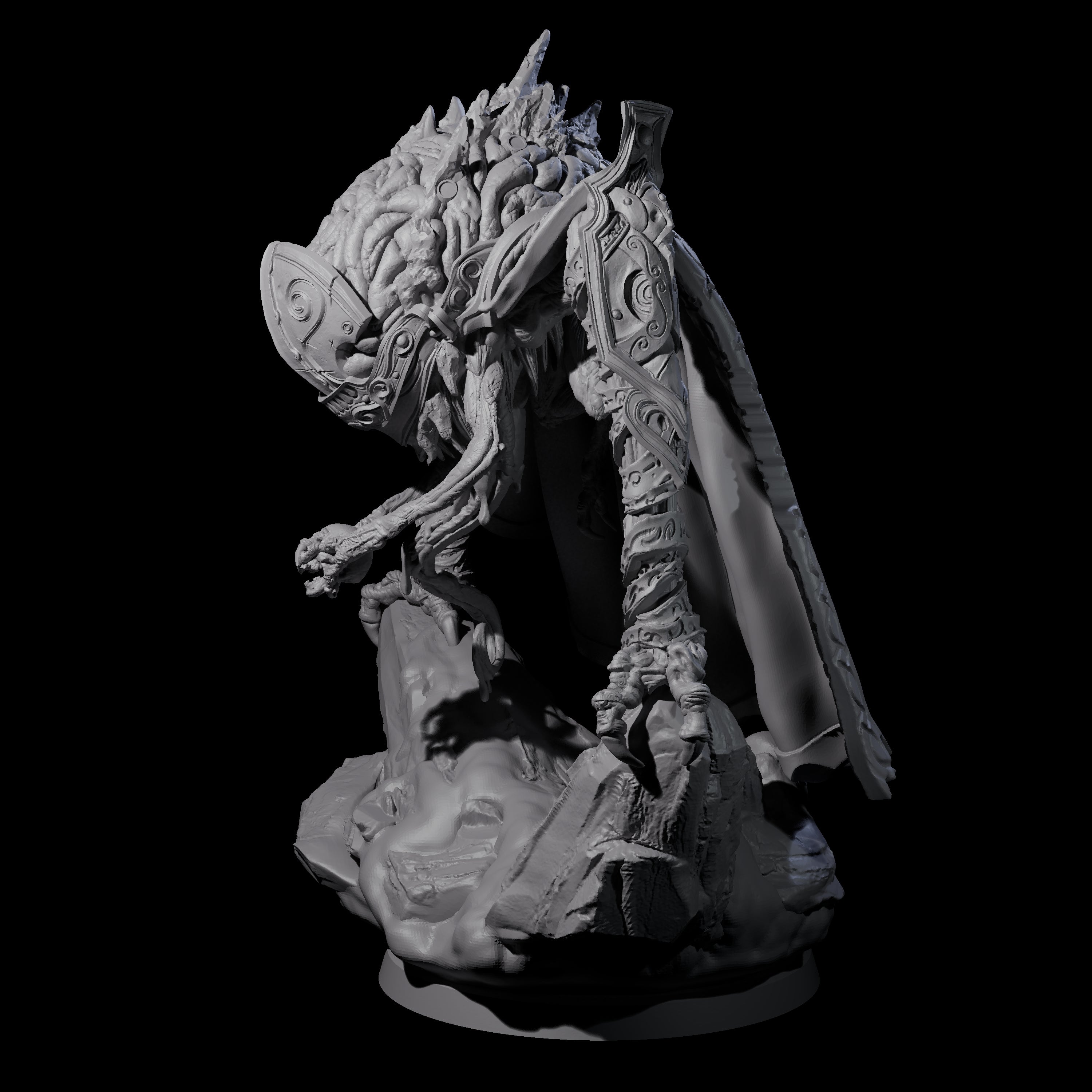 Evolved Intellect Devourer C Miniature for Dungeons and Dragons, Pathfinder or other TTRPGs