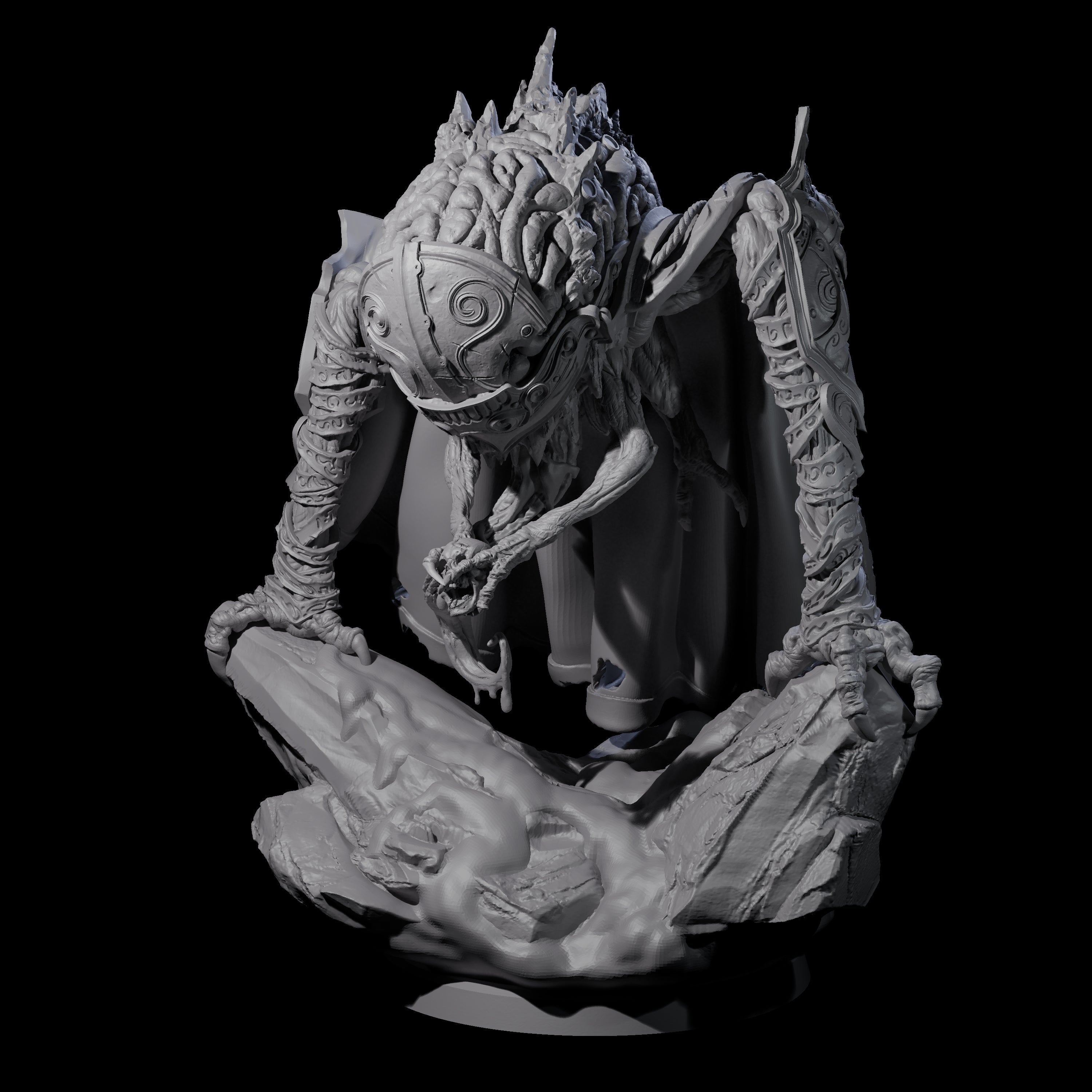 Evolved Intellect Devourer C Miniature for Dungeons and Dragons, Pathfinder or other TTRPGs