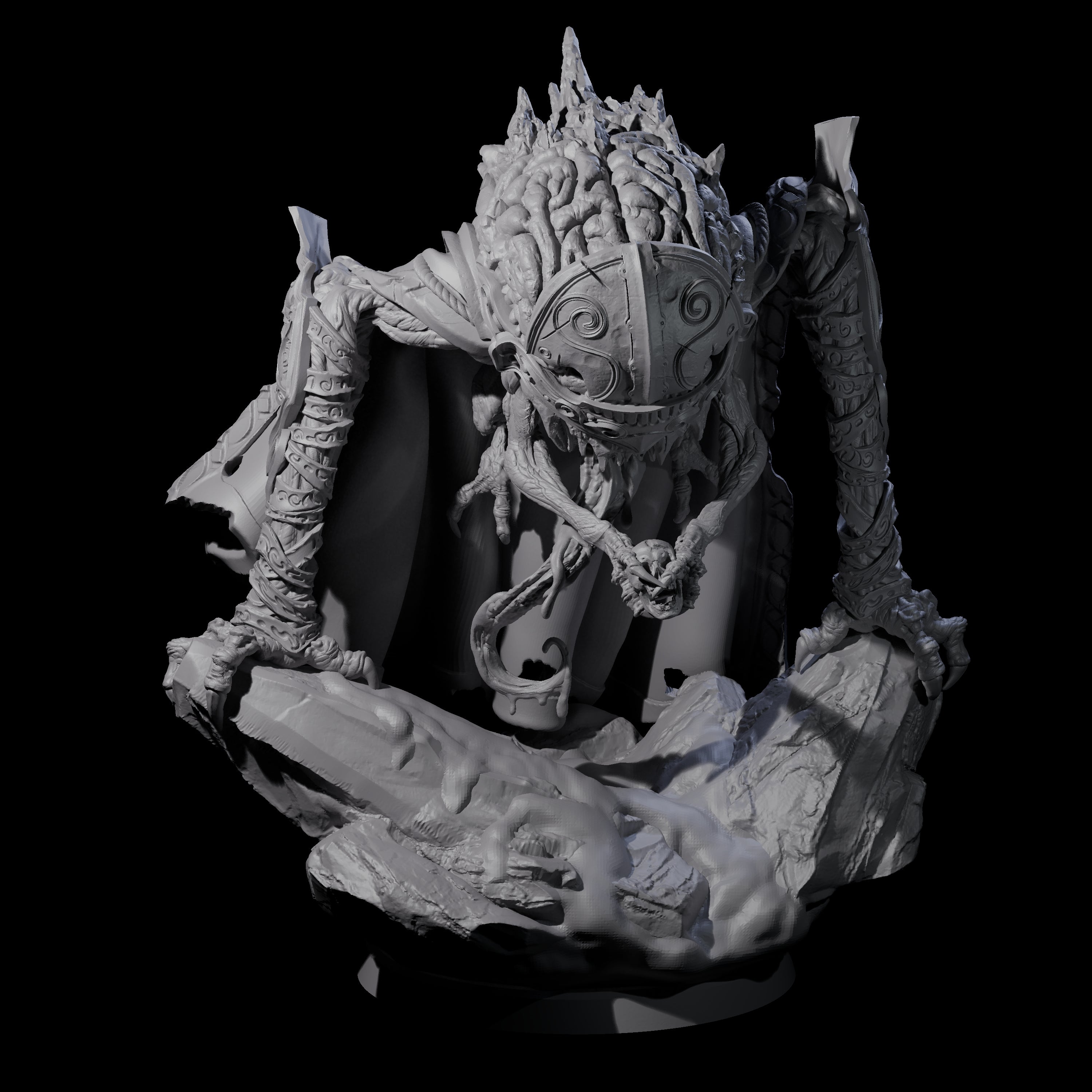 Evolved Intellect Devourer C Miniature for Dungeons and Dragons, Pathfinder or other TTRPGs