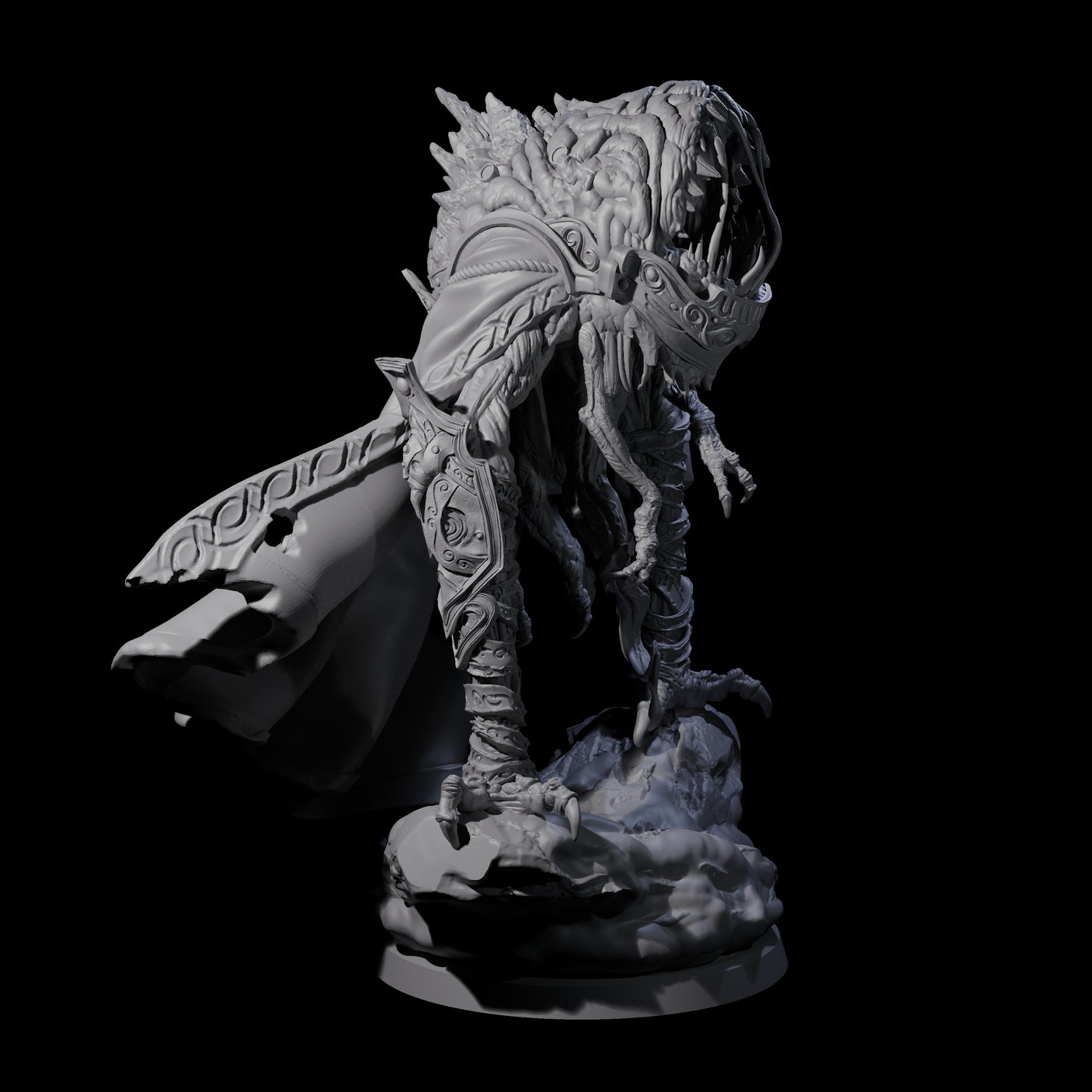 Evolved Intellect Devourer D Miniature for Dungeons and Dragons, Pathfinder or other TTRPGs
