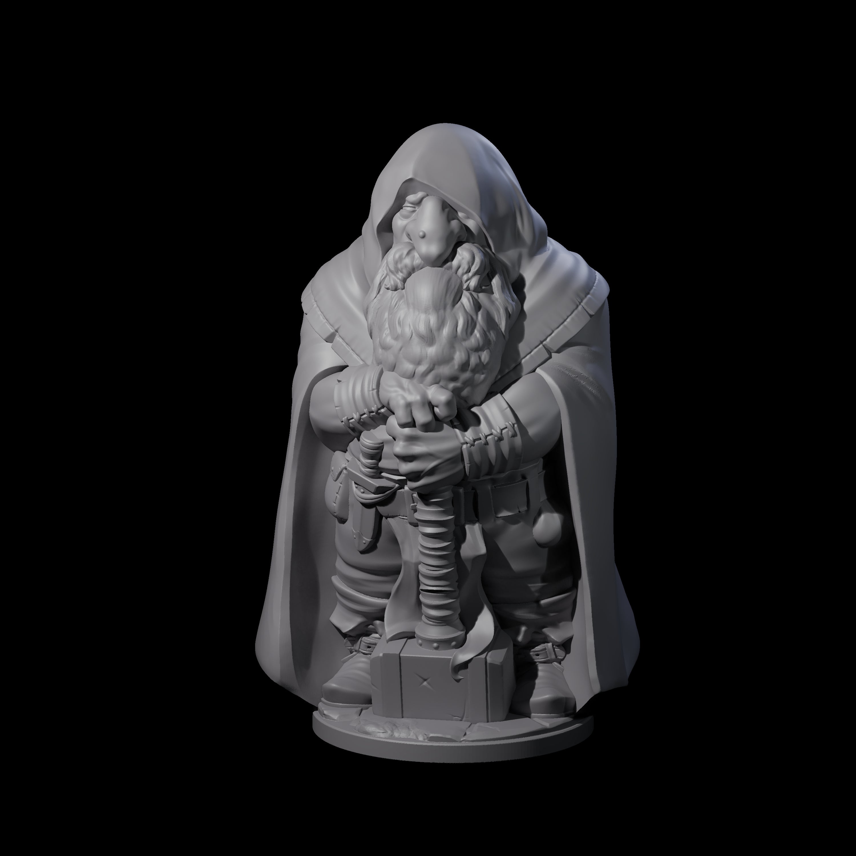 Exploring Dwarf Explorer A Miniature for Dungeons and Dragons, Pathfinder or other TTRPGs