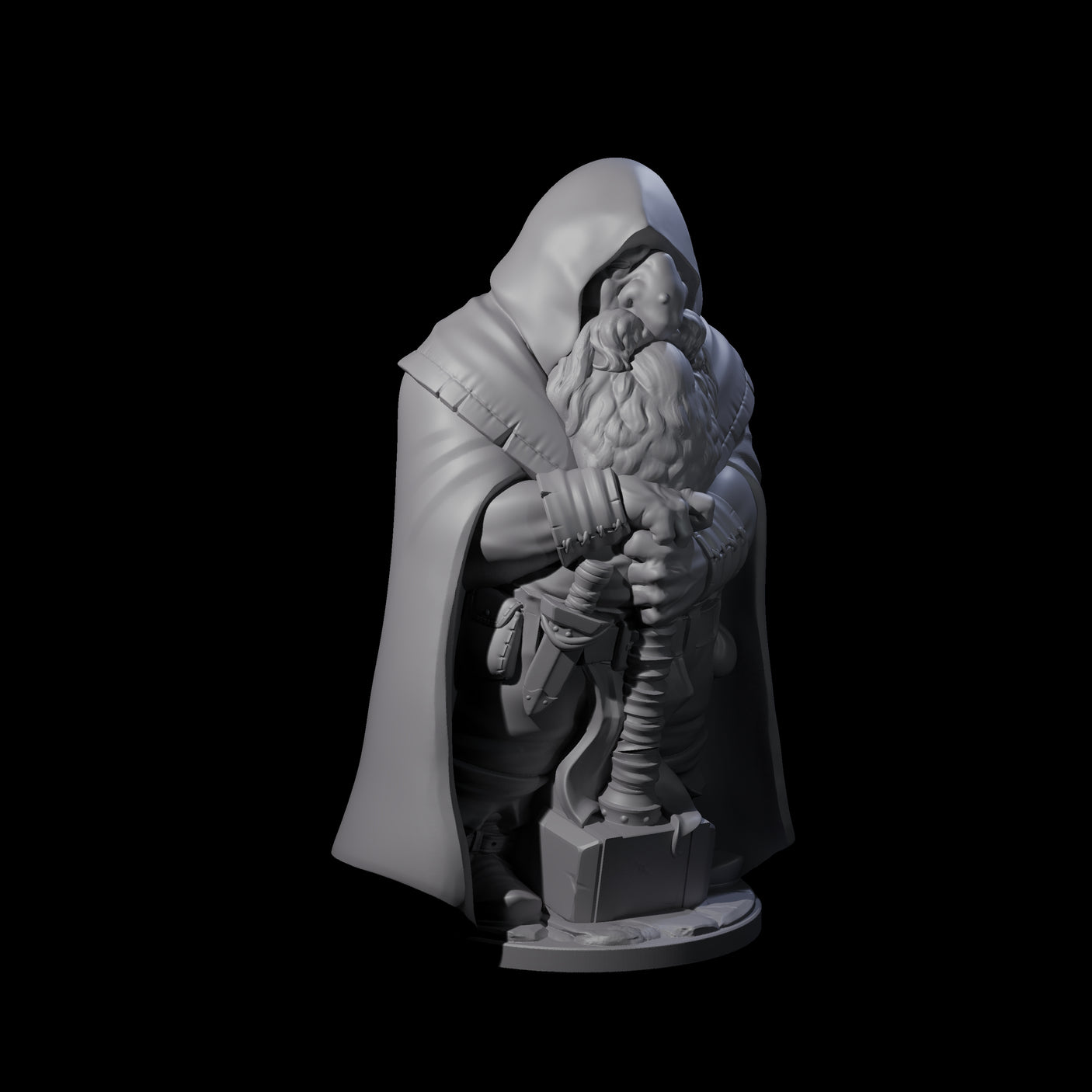 Exploring Dwarf Explorer A Miniature for Dungeons and Dragons, Pathfinder or other TTRPGs