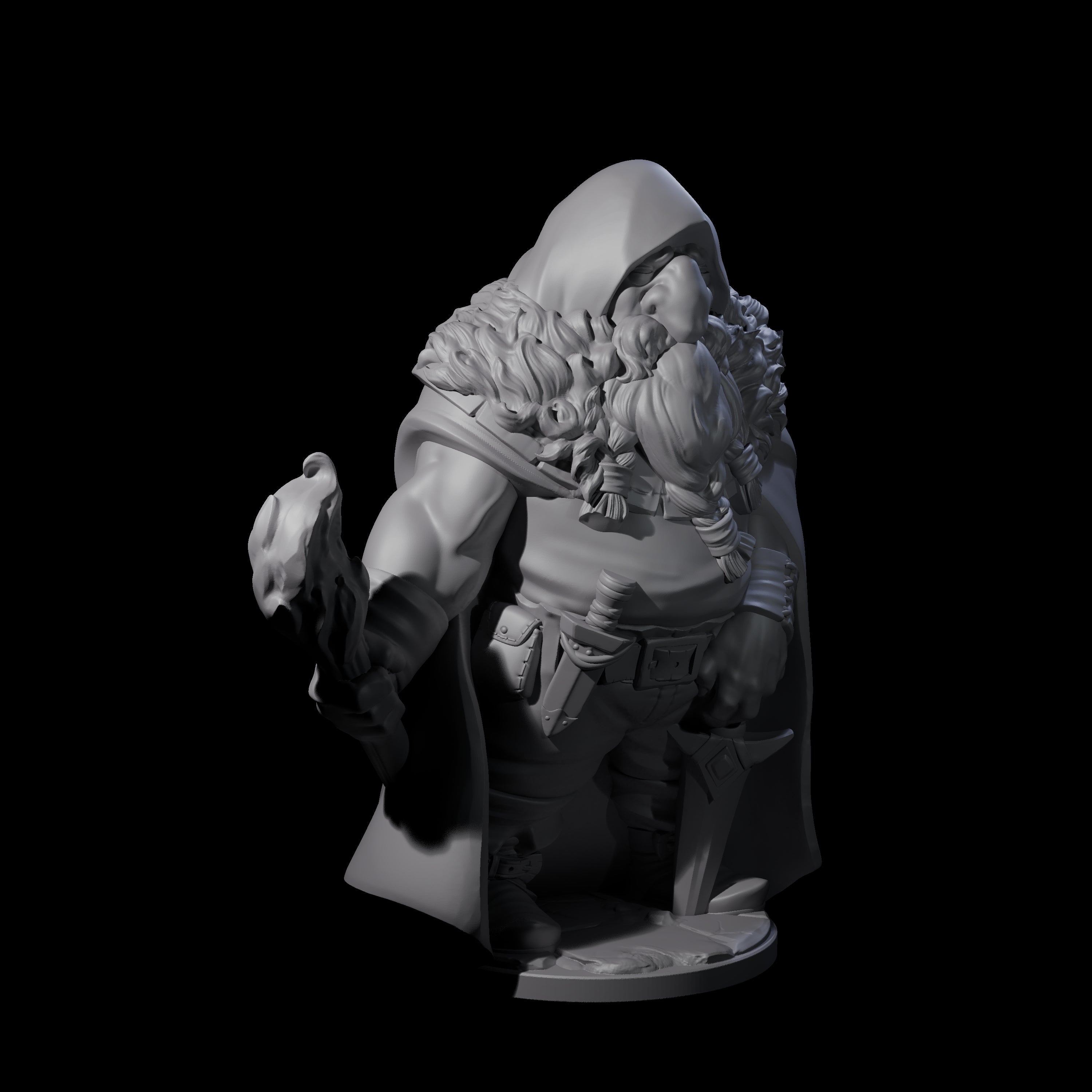 Exploring Dwarf Explorer B Miniature for Dungeons and Dragons, Pathfinder or other TTRPGs