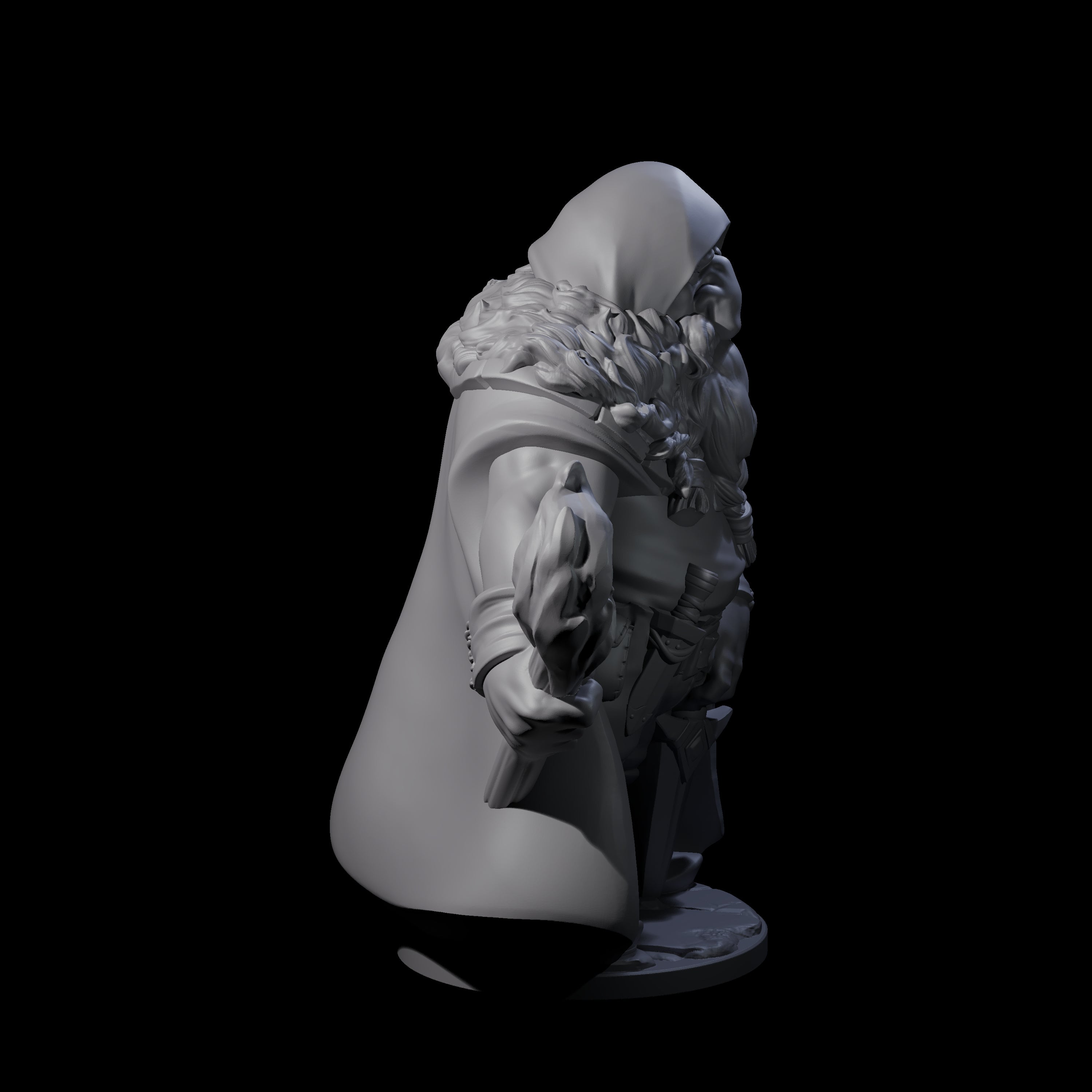 Exploring Dwarf Explorer B Miniature for Dungeons and Dragons, Pathfinder or other TTRPGs