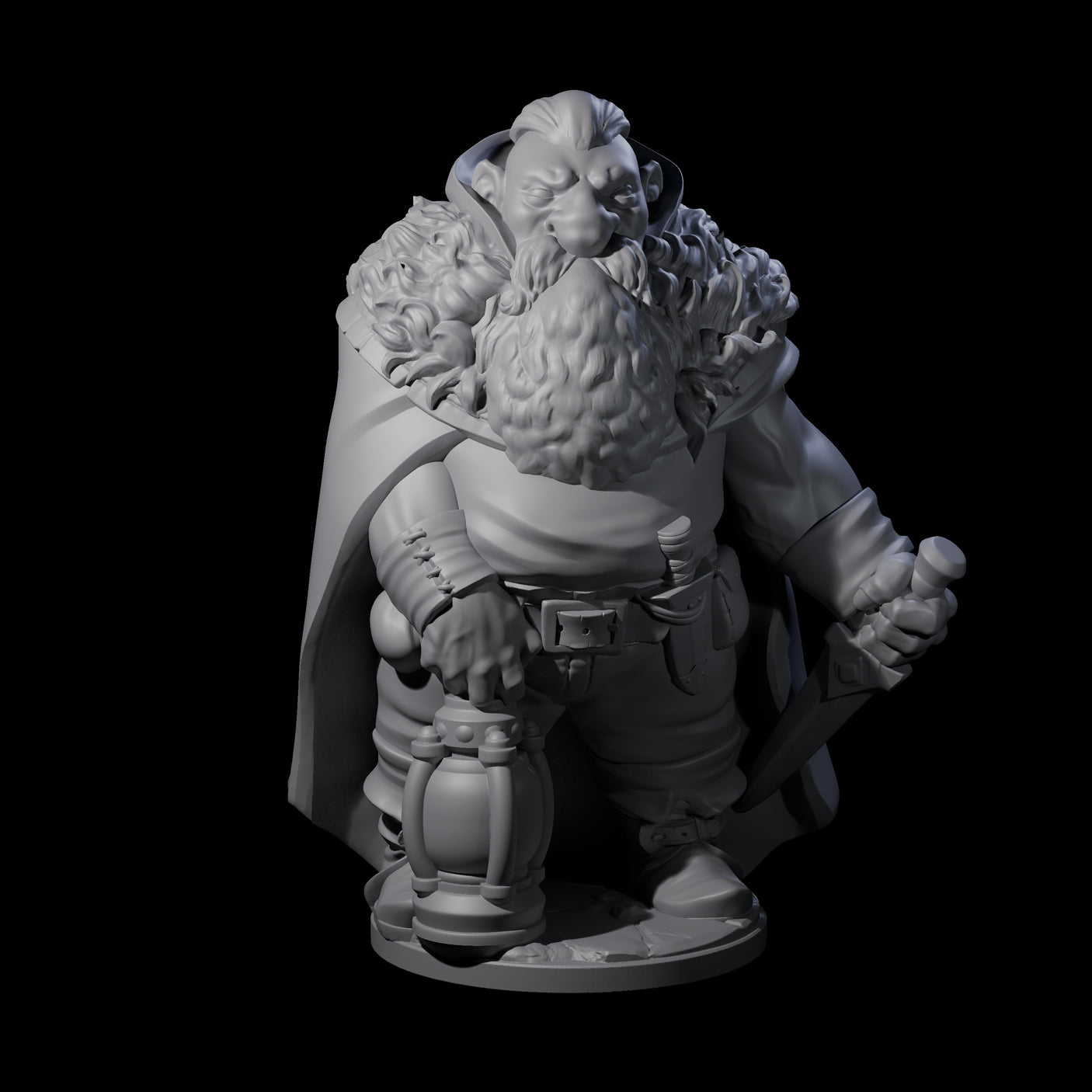 Exploring Dwarf Explorer C Miniature for Dungeons and Dragons, Pathfinder or other TTRPGs