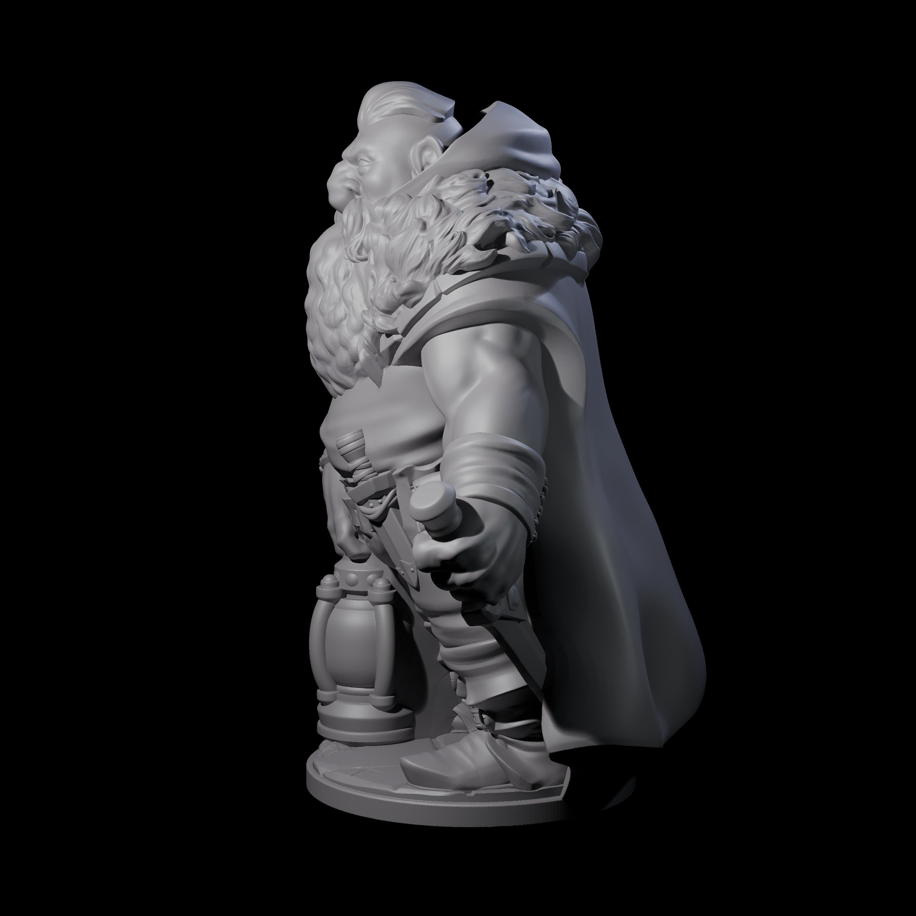 Exploring Dwarf Explorer C Miniature for Dungeons and Dragons, Pathfinder or other TTRPGs