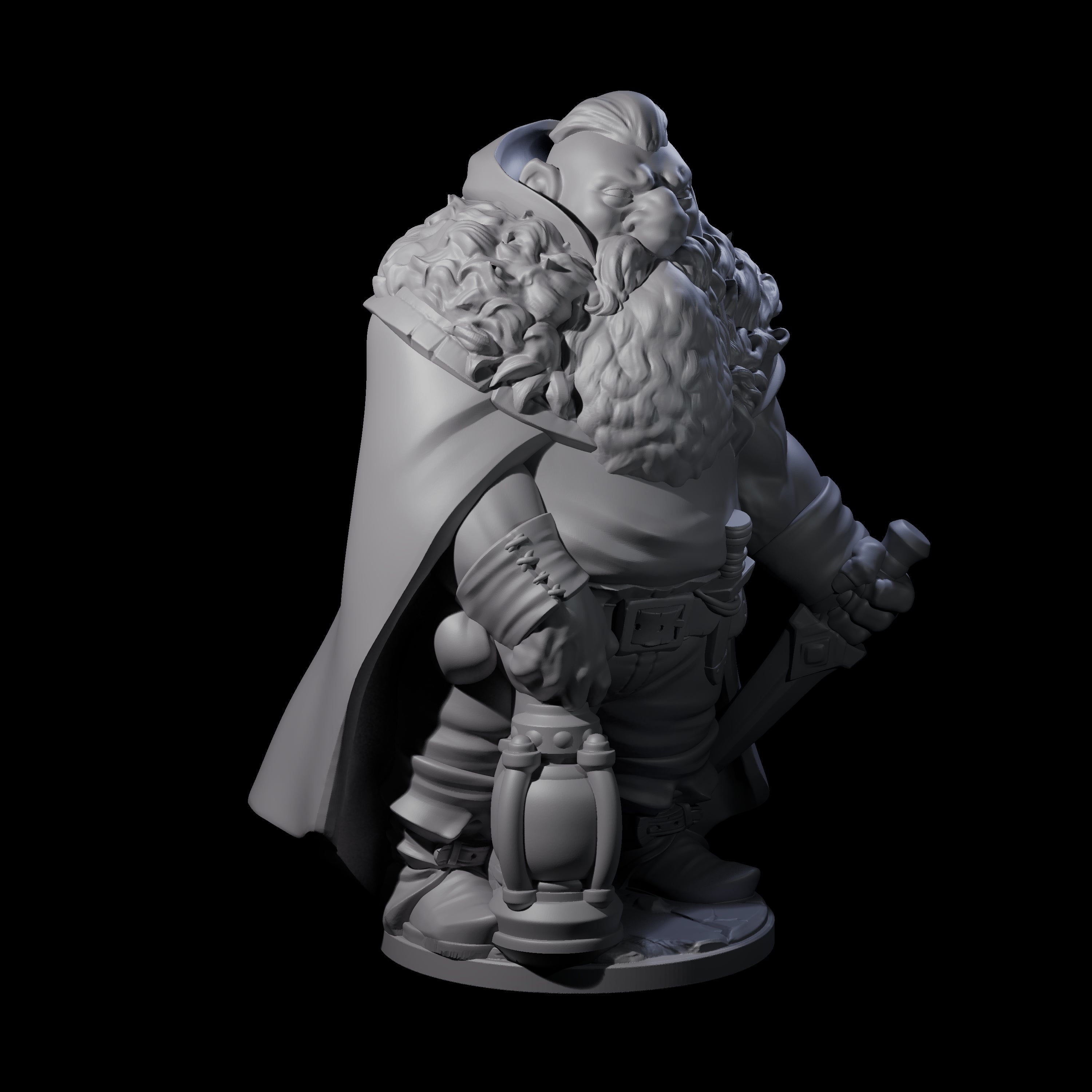 Exploring Dwarf Explorers Miniature for Dungeons and Dragons, Pathfinder or other TTRPGs