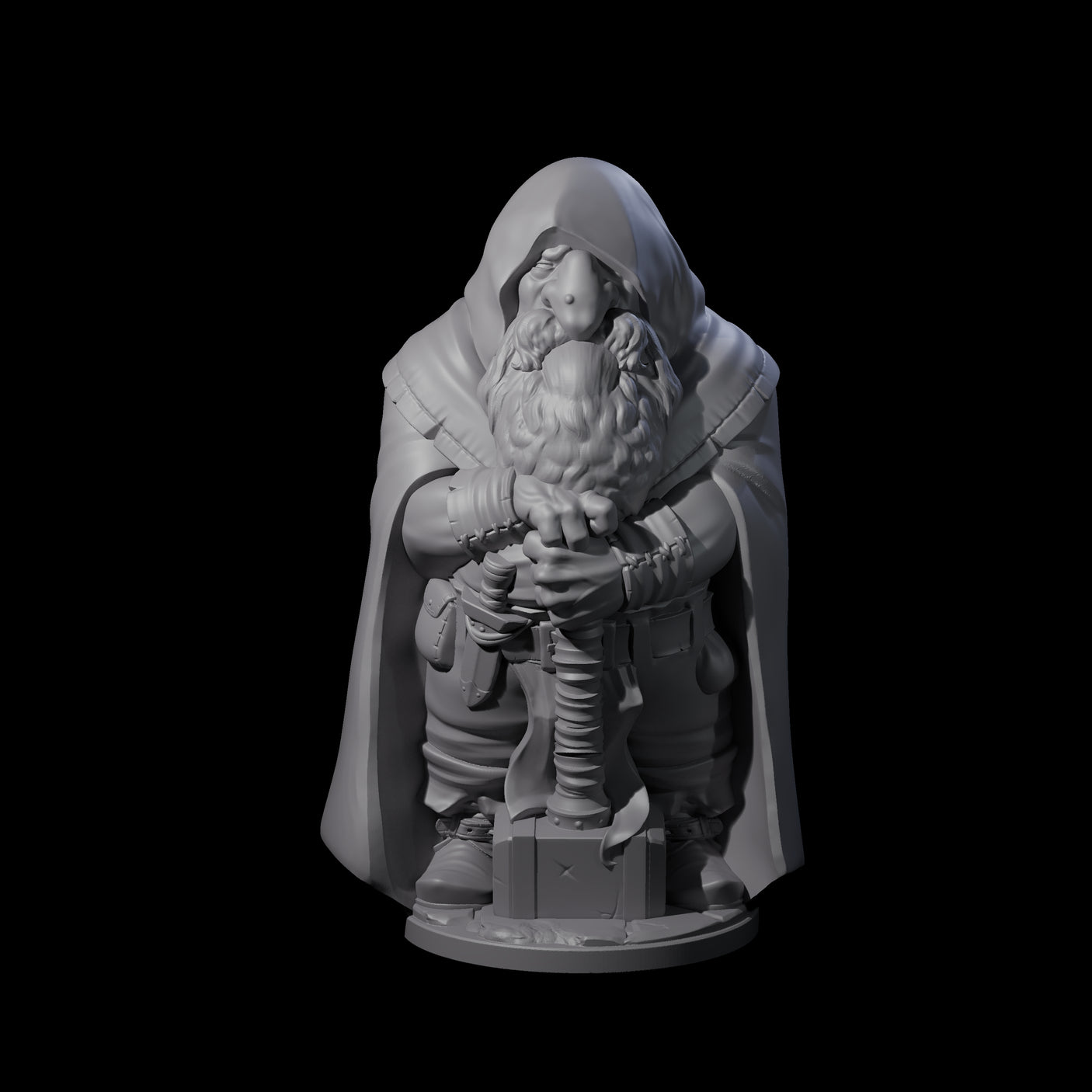 Exploring Dwarf Explorers Miniature for Dungeons and Dragons, Pathfinder or other TTRPGs