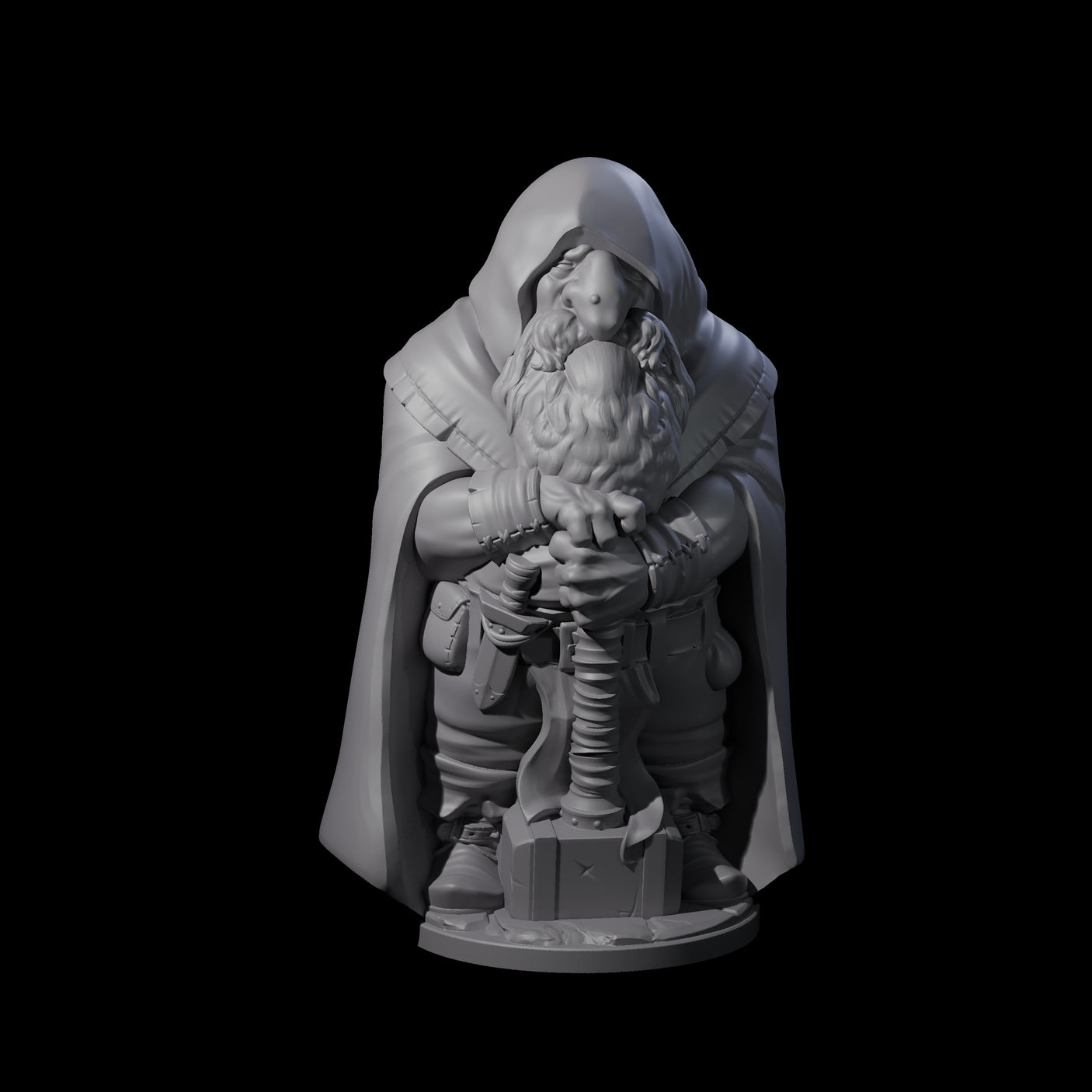 Exploring Dwarf Explorers Miniature for Dungeons and Dragons, Pathfinder or other TTRPGs