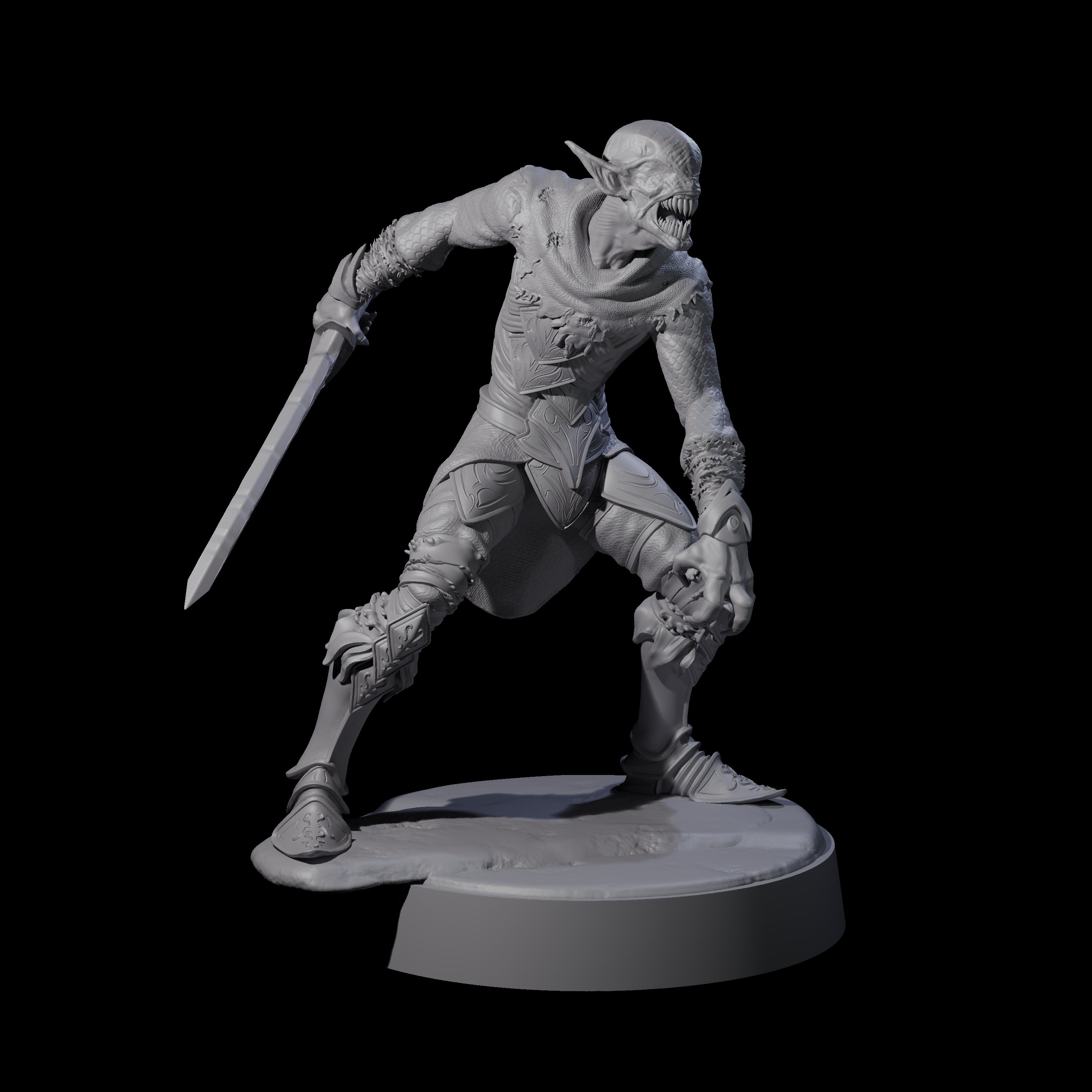 Eyeless Ghoul A Miniature for Dungeons and Dragons, Pathfinder or other TTRPGs