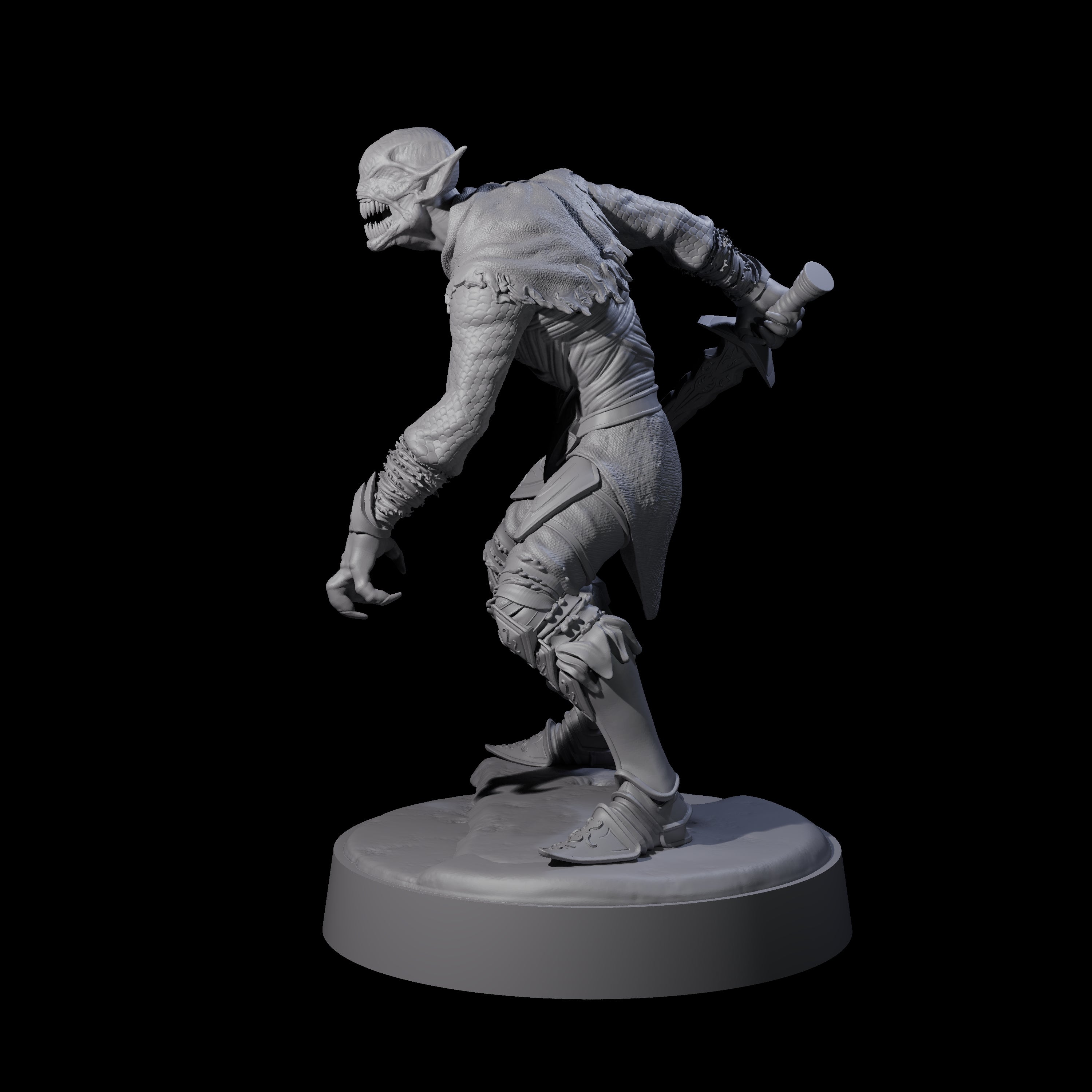 Eyeless Ghoul A Miniature for Dungeons and Dragons, Pathfinder or other TTRPGs