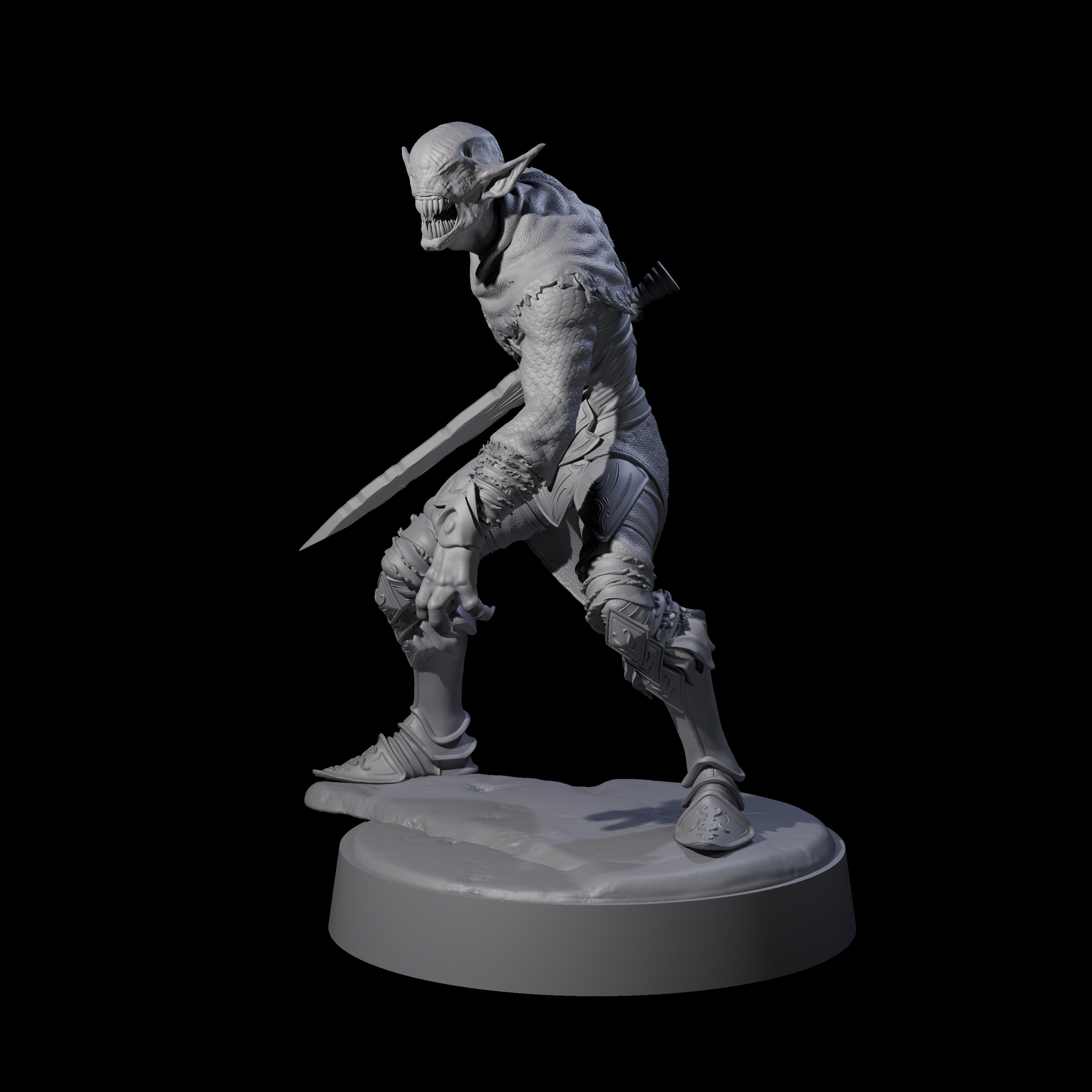Eyeless Ghoul A Miniature for Dungeons and Dragons, Pathfinder or other TTRPGs