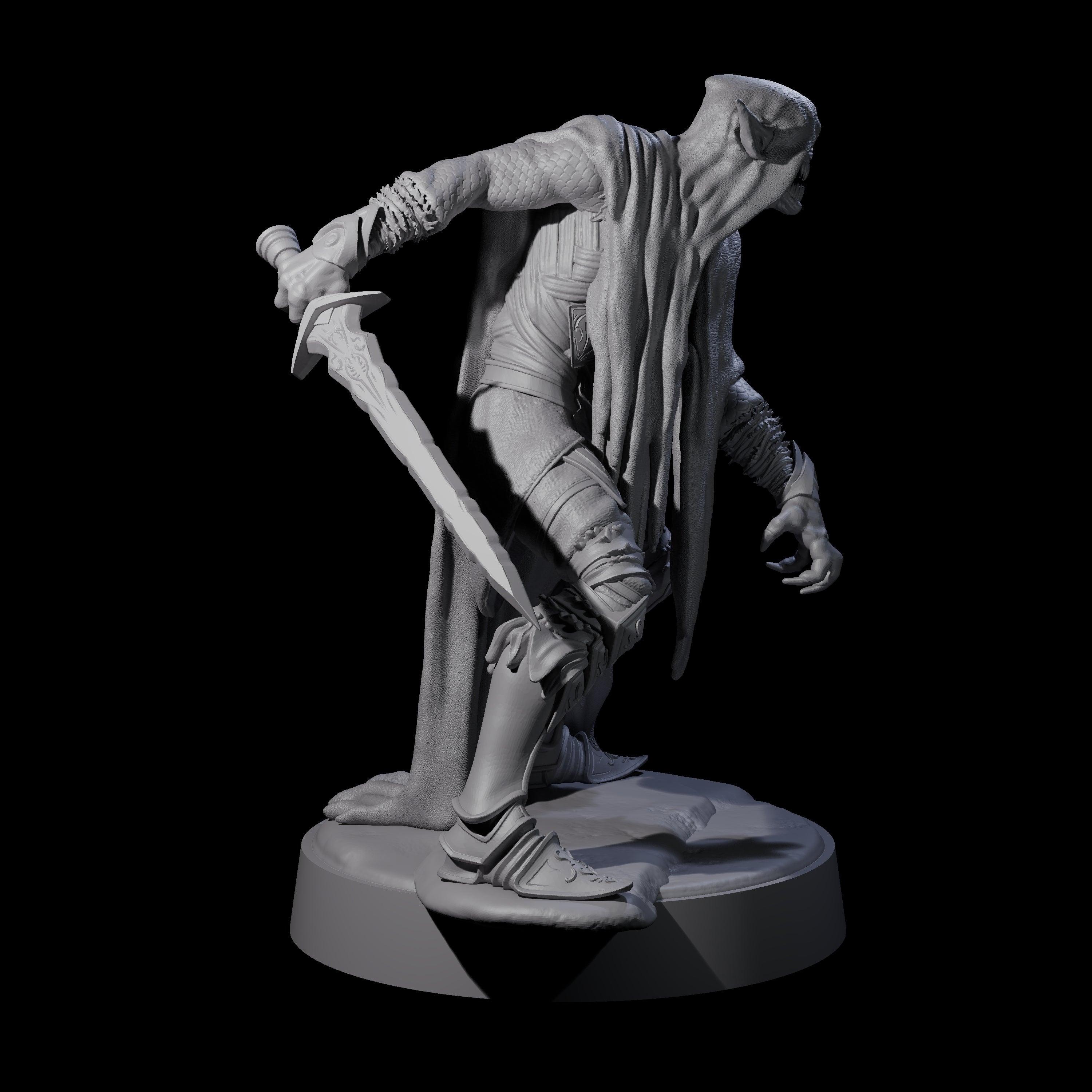 Eyeless Ghoul B Miniature for Dungeons and Dragons, Pathfinder or other TTRPGs