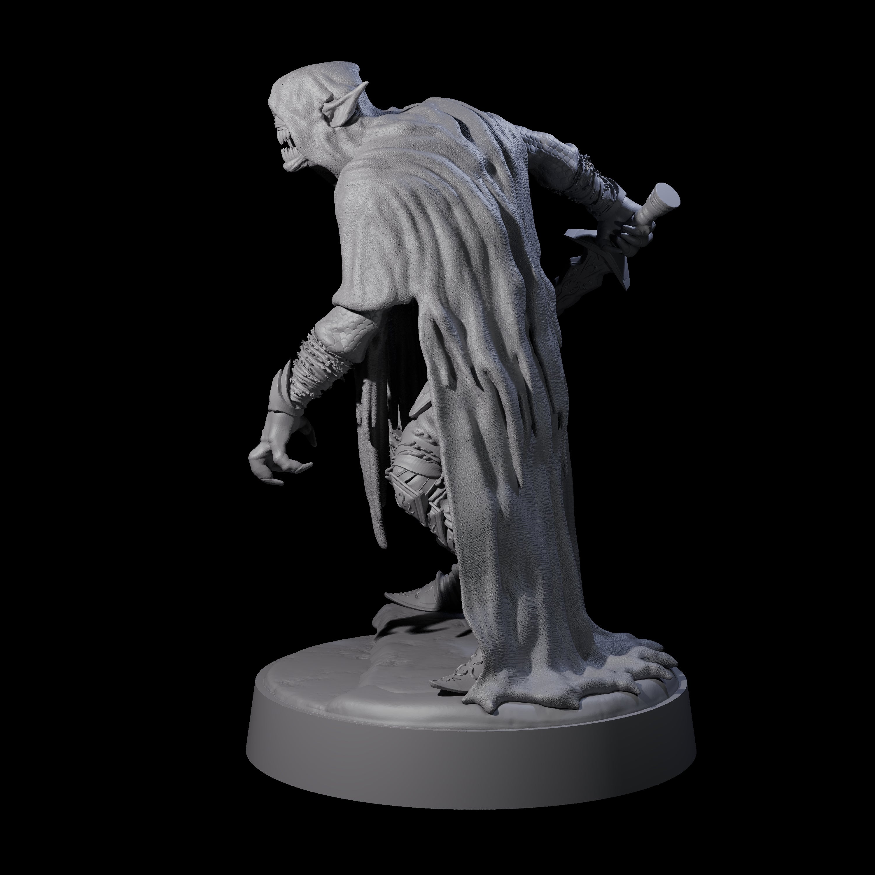 Eyeless Ghoul B Miniature for Dungeons and Dragons, Pathfinder or other TTRPGs