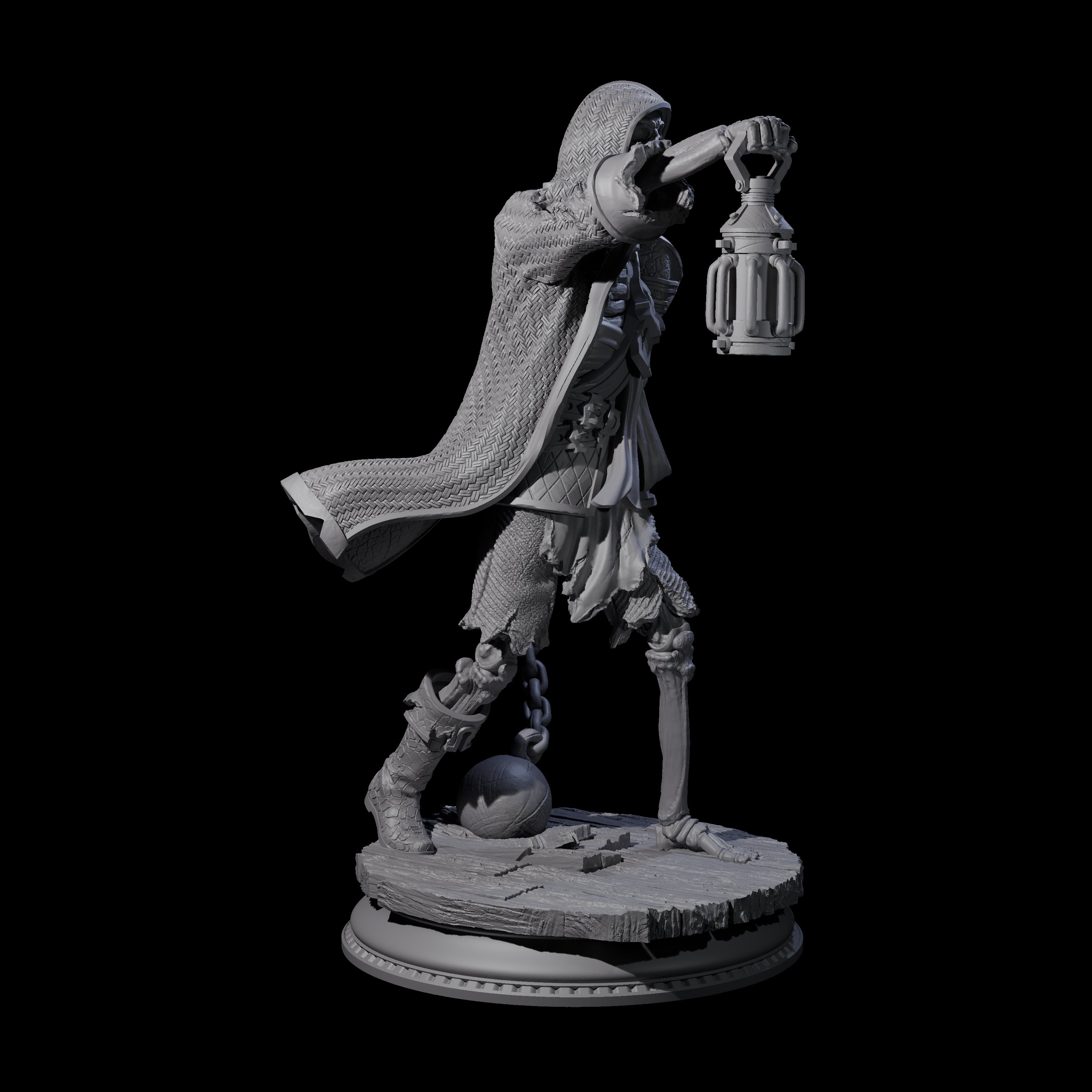 Falling Apart Pirate Skeleton Scallywag A Miniature for Dungeons and Dragons, Pathfinder or other TTRPGs