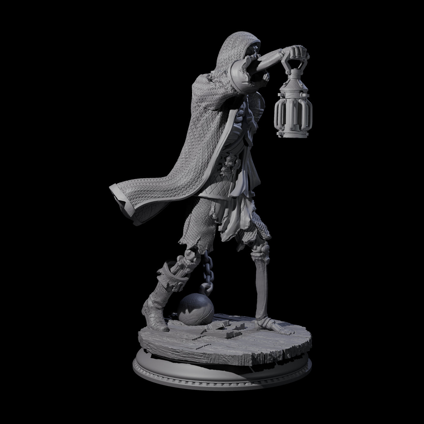 Falling Apart Pirate Skeleton Scallywag A Miniature for Dungeons and Dragons, Pathfinder or other TTRPGs