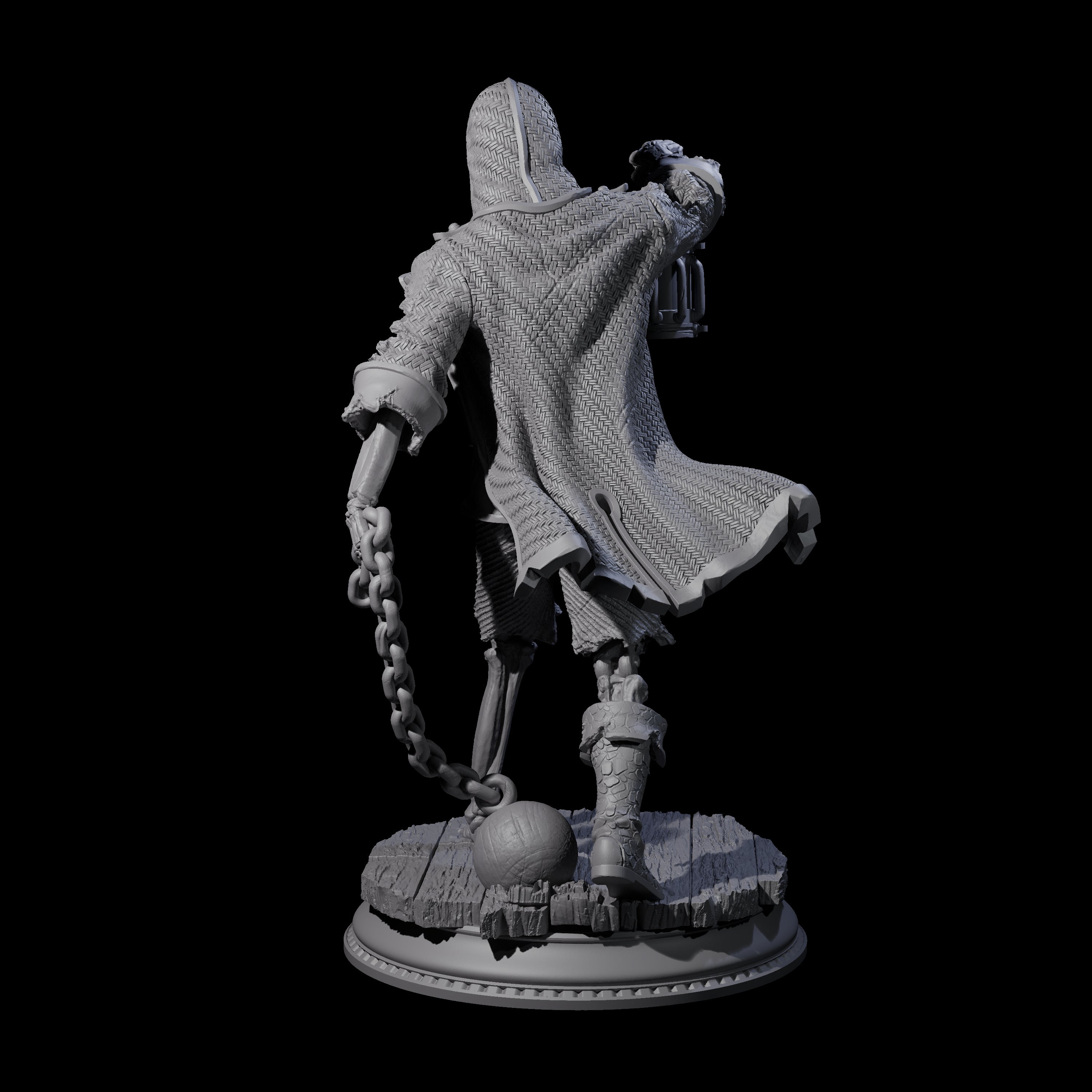 Falling Apart Pirate Skeleton Scallywag A Miniature for Dungeons and Dragons, Pathfinder or other TTRPGs