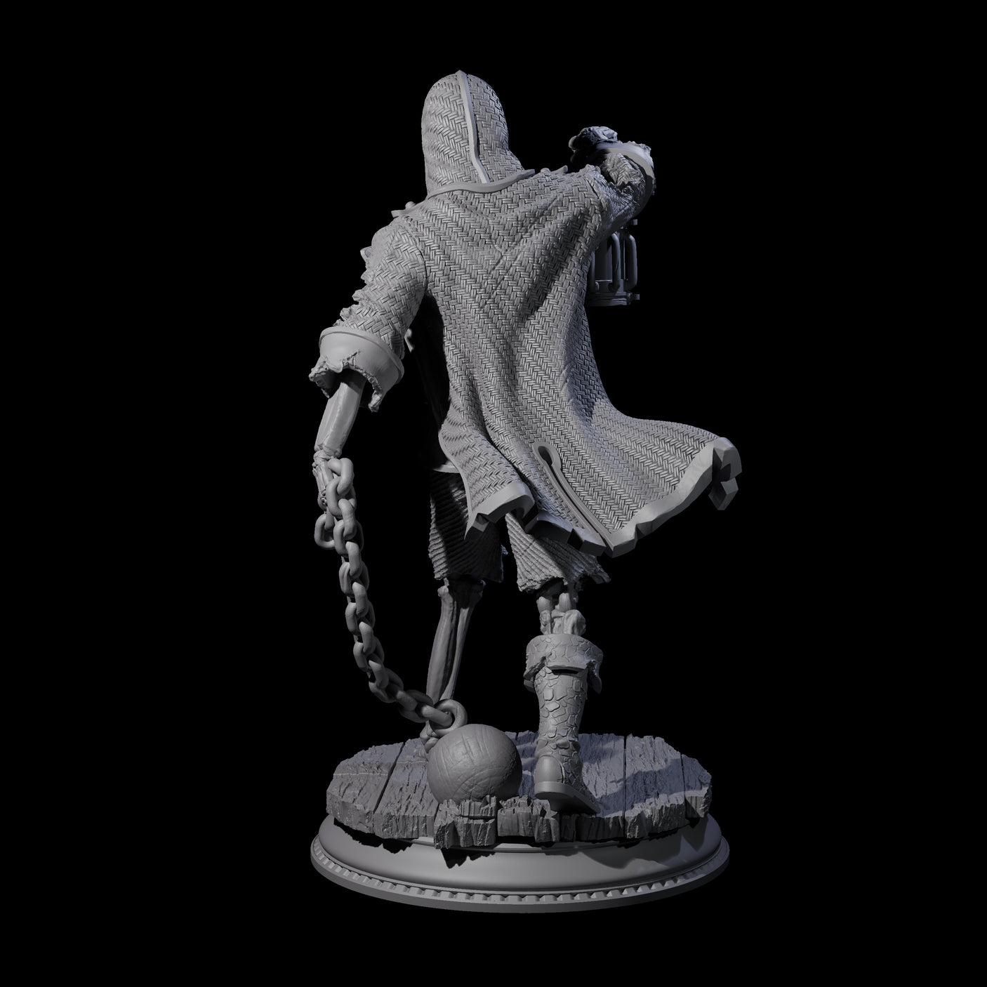 Falling Apart Pirate Skeleton Scallywag A Miniature for Dungeons and Dragons, Pathfinder or other TTRPGs
