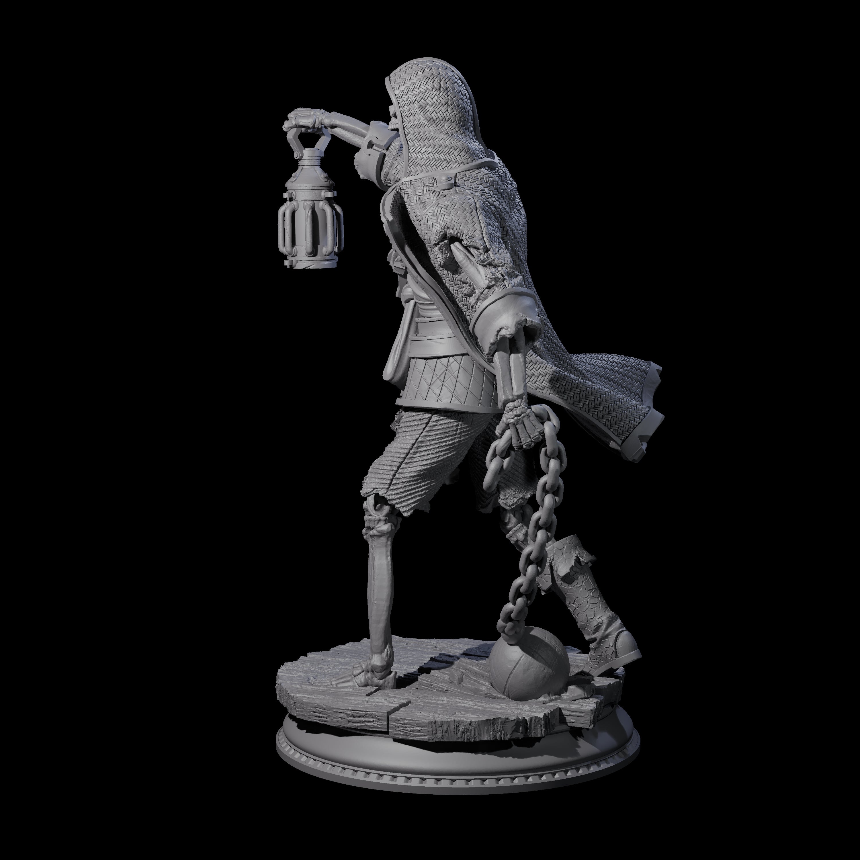 Falling Apart Pirate Skeleton Scallywag A Miniature for Dungeons and Dragons, Pathfinder or other TTRPGs