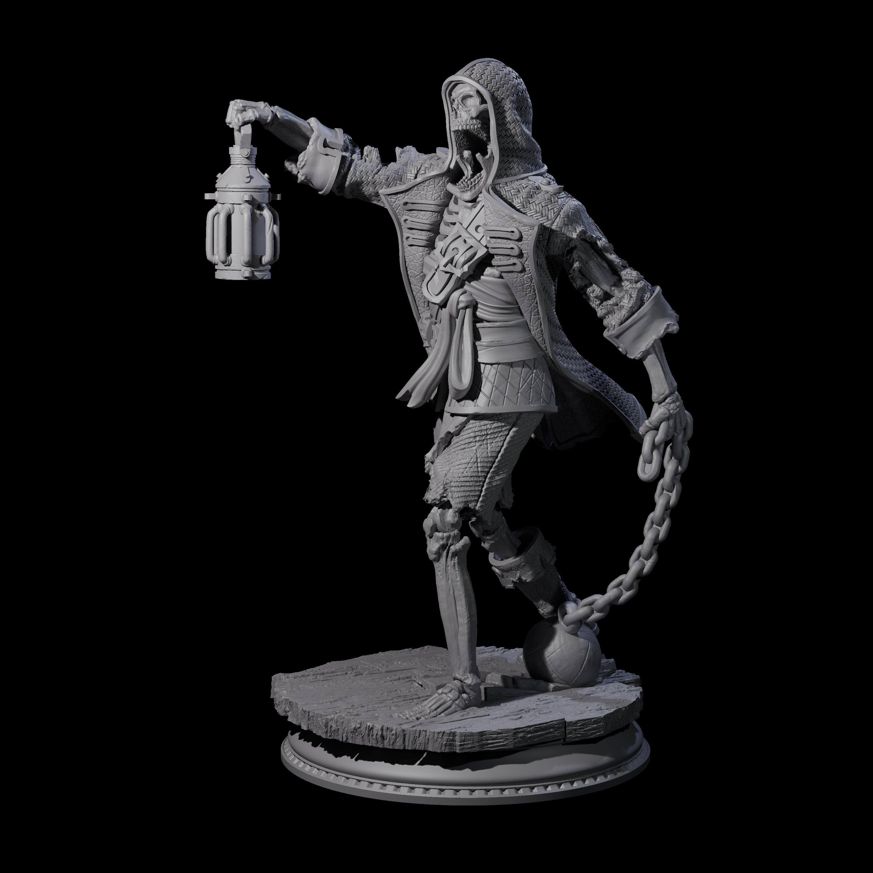 Falling Apart Pirate Skeleton Scallywag A Miniature for Dungeons and Dragons, Pathfinder or other TTRPGs