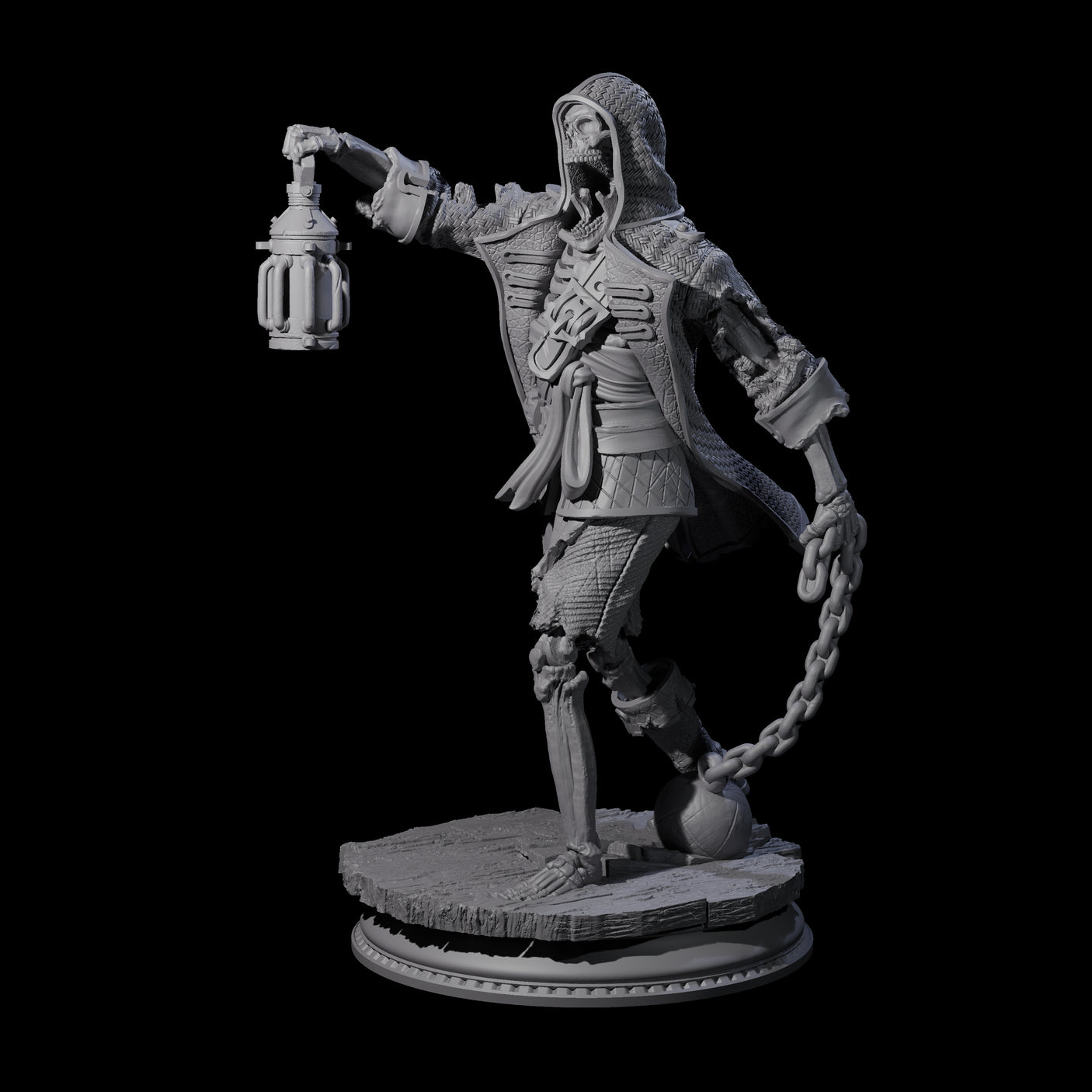 Falling Apart Pirate Skeleton Scallywag A Miniature for Dungeons and Dragons, Pathfinder or other TTRPGs