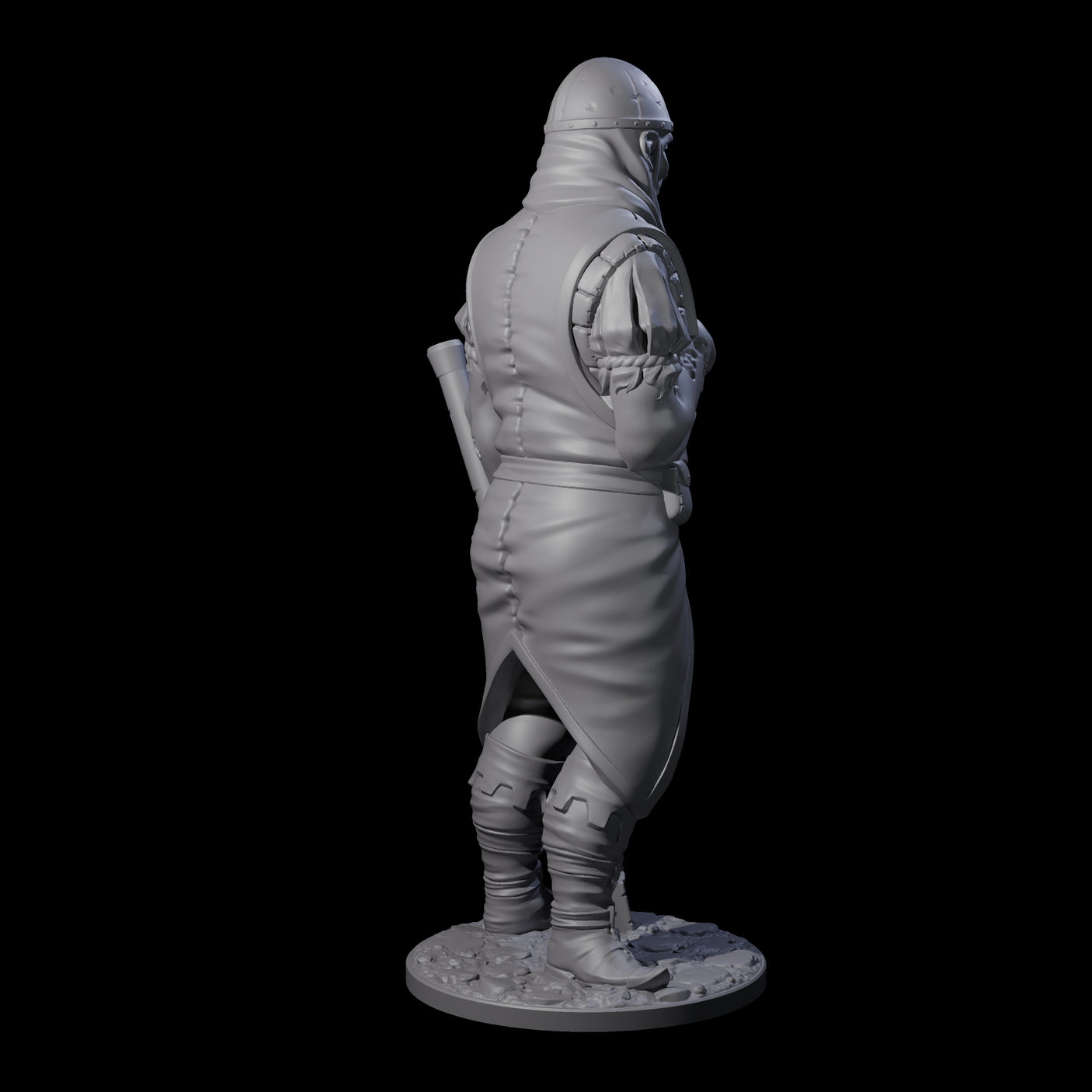 Falling Apart Zombie Soldier A Miniature for Dungeons and Dragons, Pathfinder or other TTRPGs