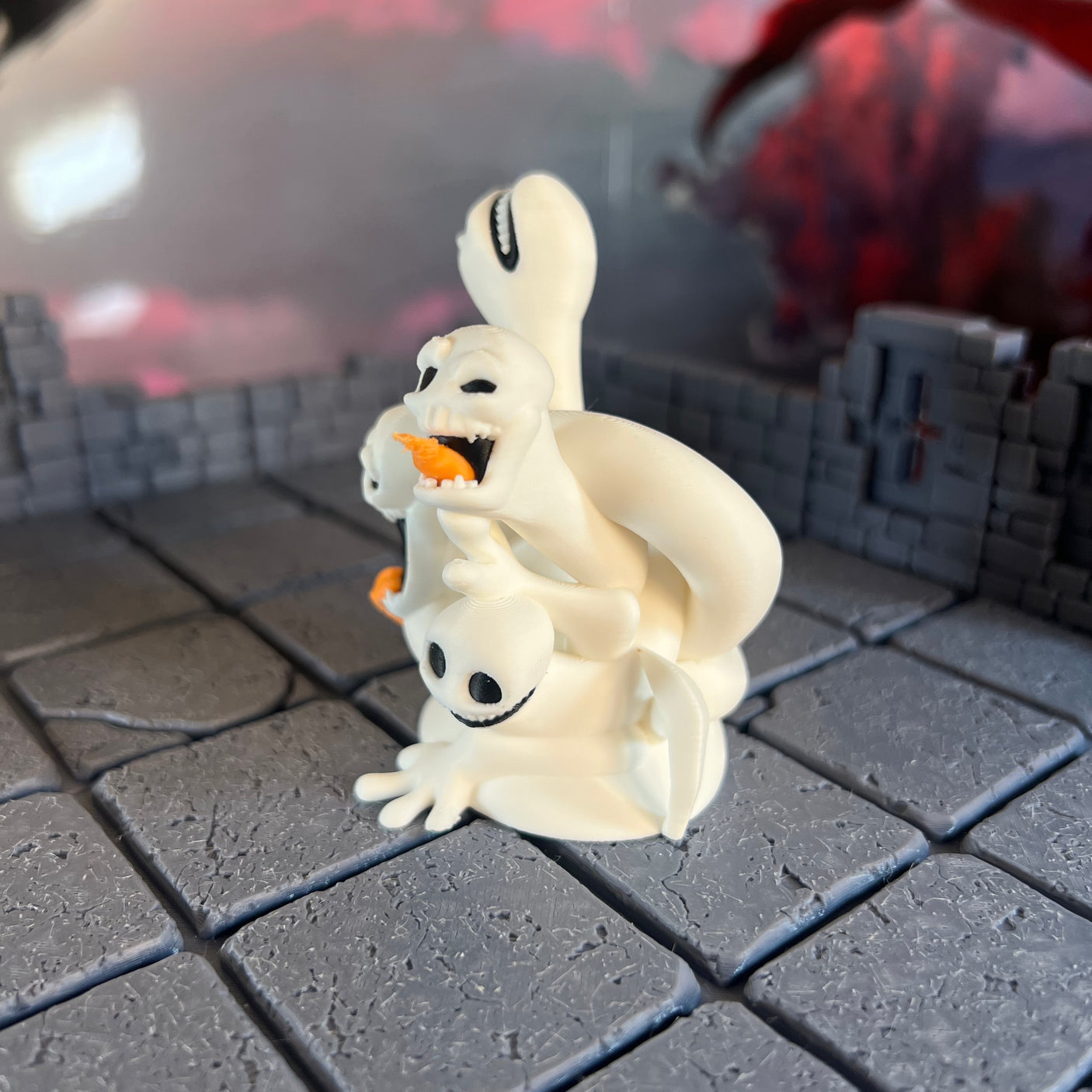 False Hydra Multicolour Table Ready Miniature Miniature for Dungeons and Dragons, Pathfinder or other TTRPGs