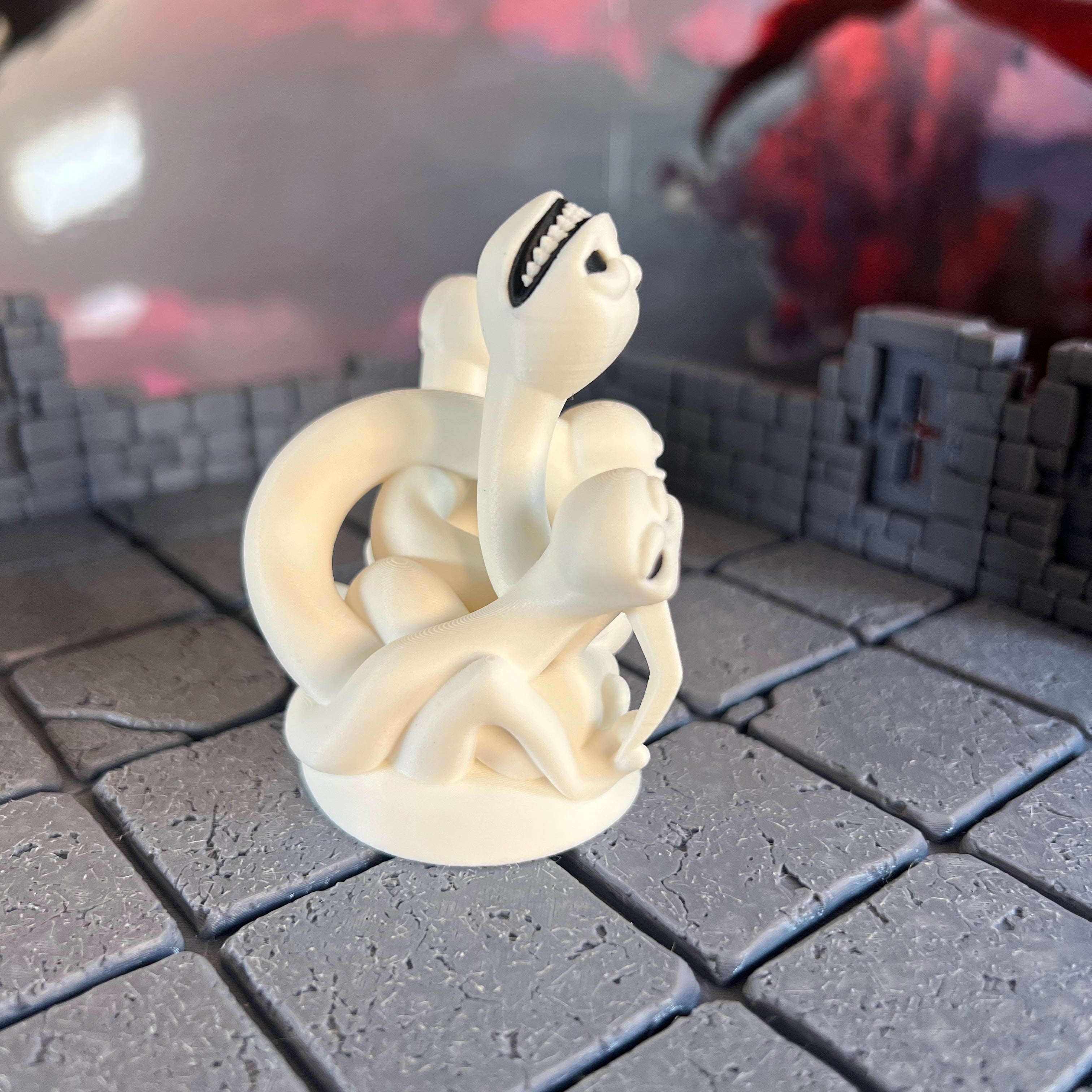 False Hydra Multicolour Table Ready Miniature Miniature for Dungeons and Dragons, Pathfinder or other TTRPGs