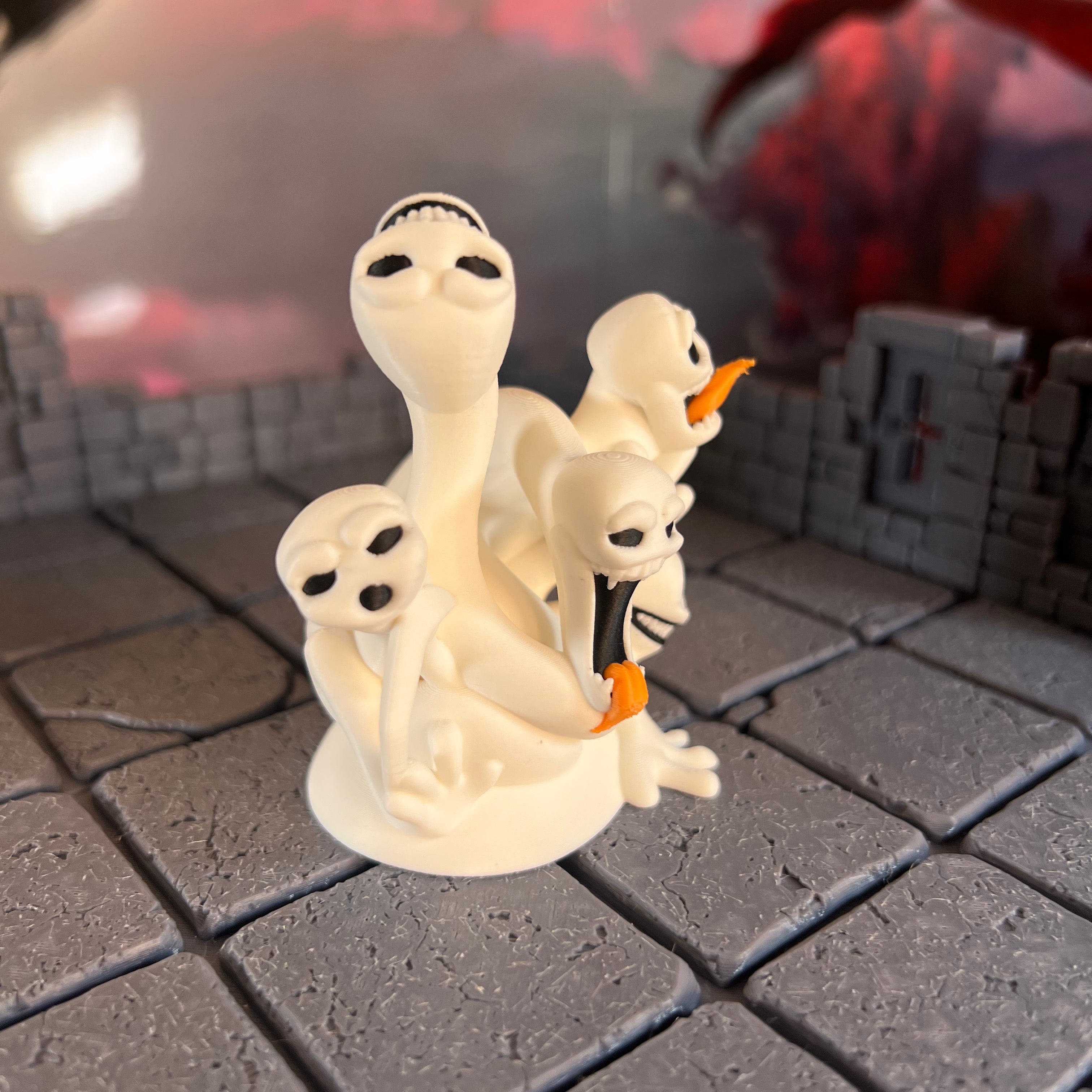 False Hydra Multicolour Table Ready Miniature Miniature for Dungeons and Dragons, Pathfinder or other TTRPGs