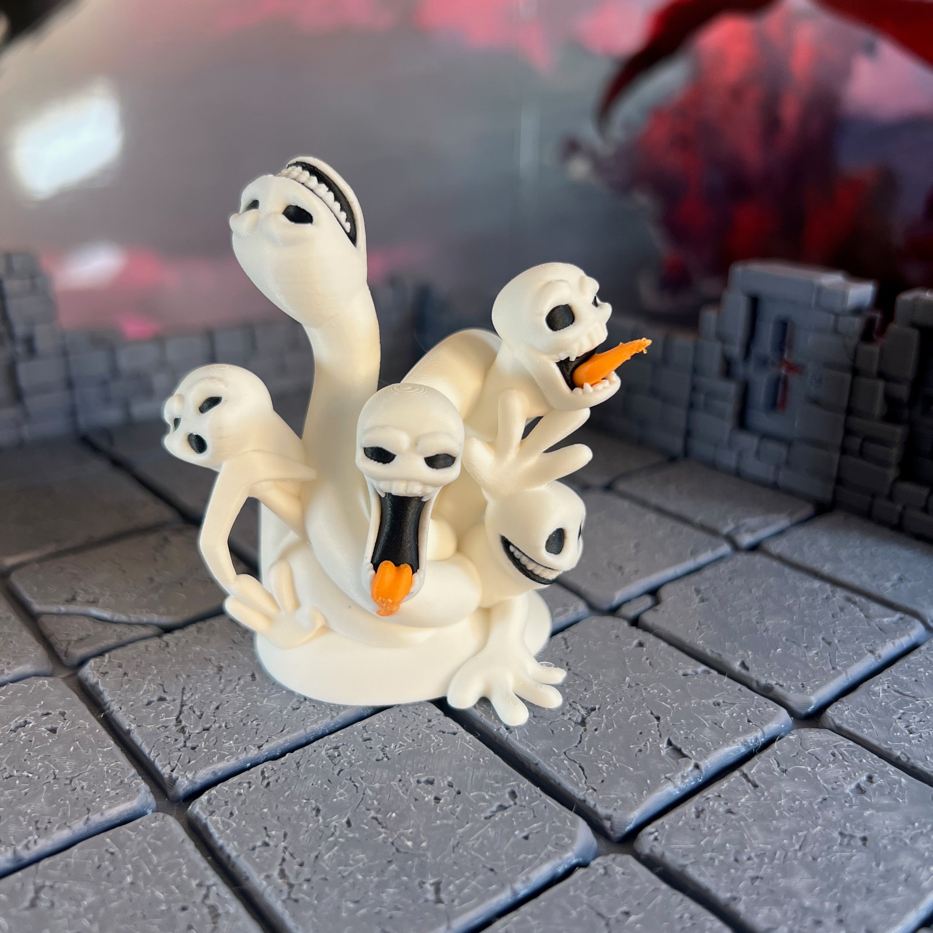 False Hydra Multicolour Table Ready Miniature Miniature for Dungeons and Dragons, Pathfinder or other TTRPGs