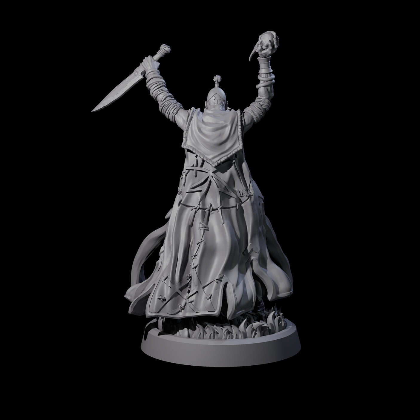 Fanatical Orcale A Miniature for Dungeons and Dragons, Pathfinder or other TTRPGs