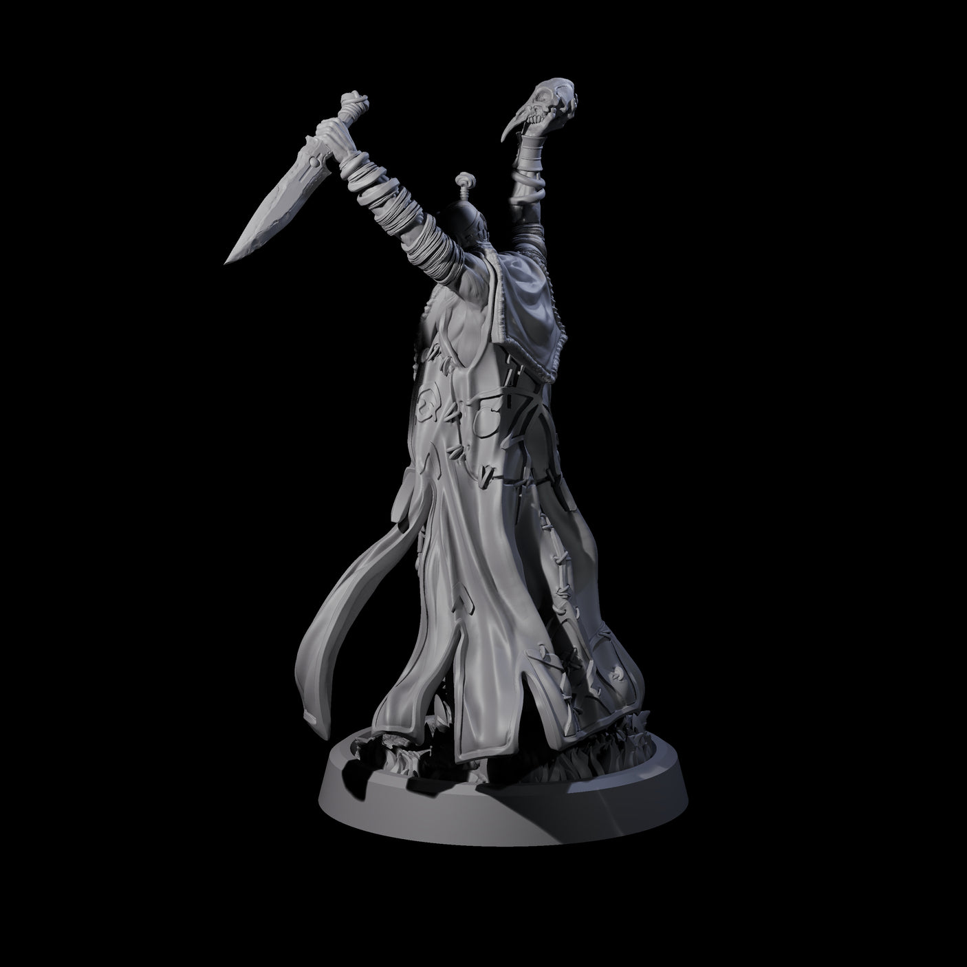 Fanatical Orcale A Miniature for Dungeons and Dragons, Pathfinder or other TTRPGs