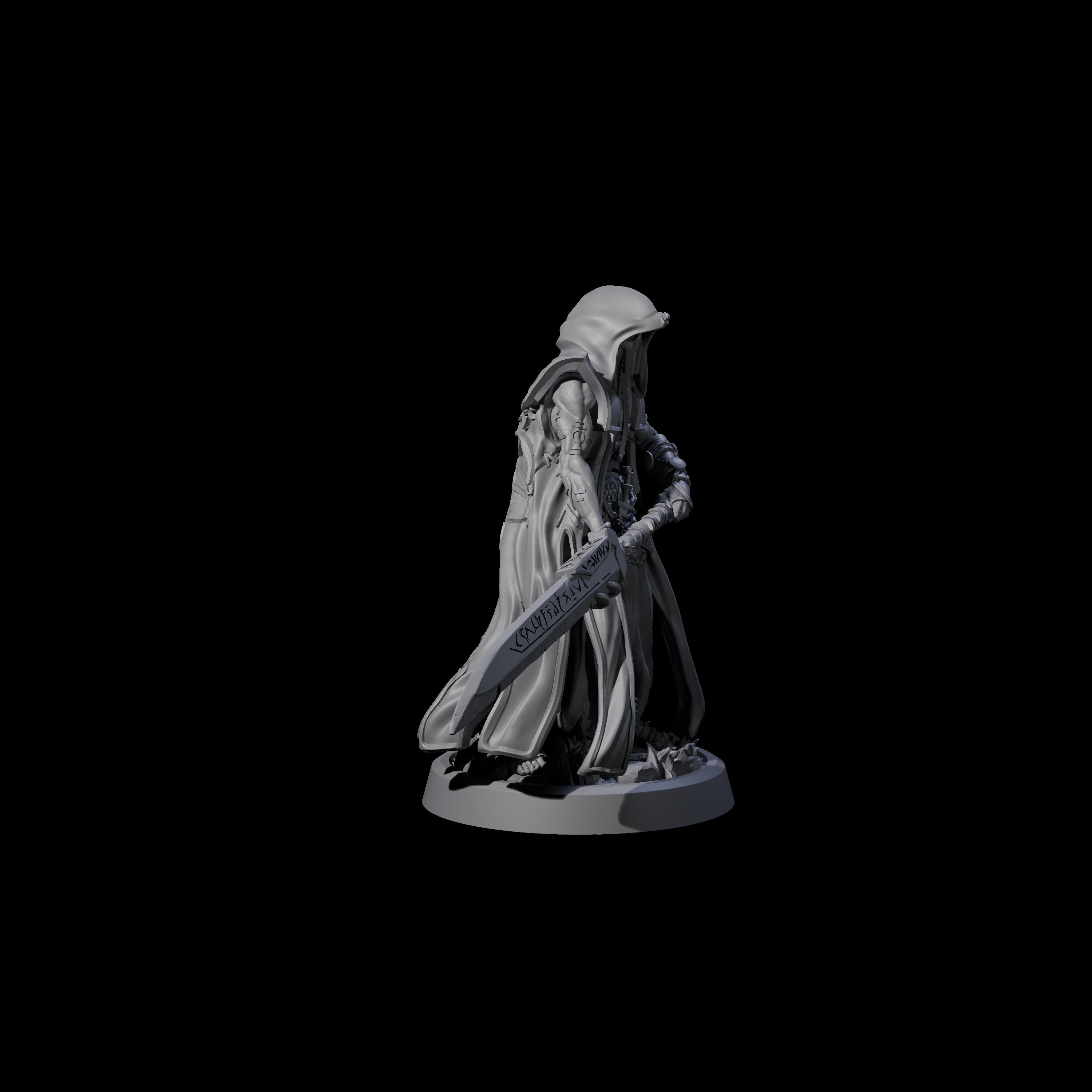 Fanatical Orcale B Miniature for Dungeons and Dragons, Pathfinder or other TTRPGs