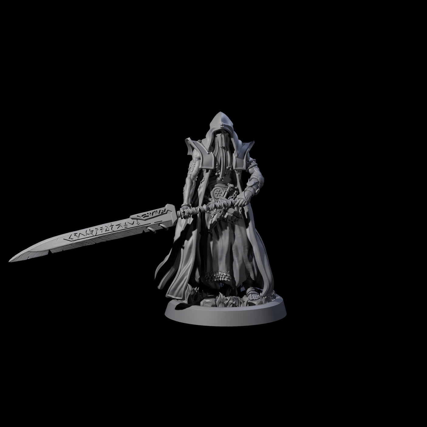 Fanatical Orcale B Miniature for Dungeons and Dragons, Pathfinder or other TTRPGs
