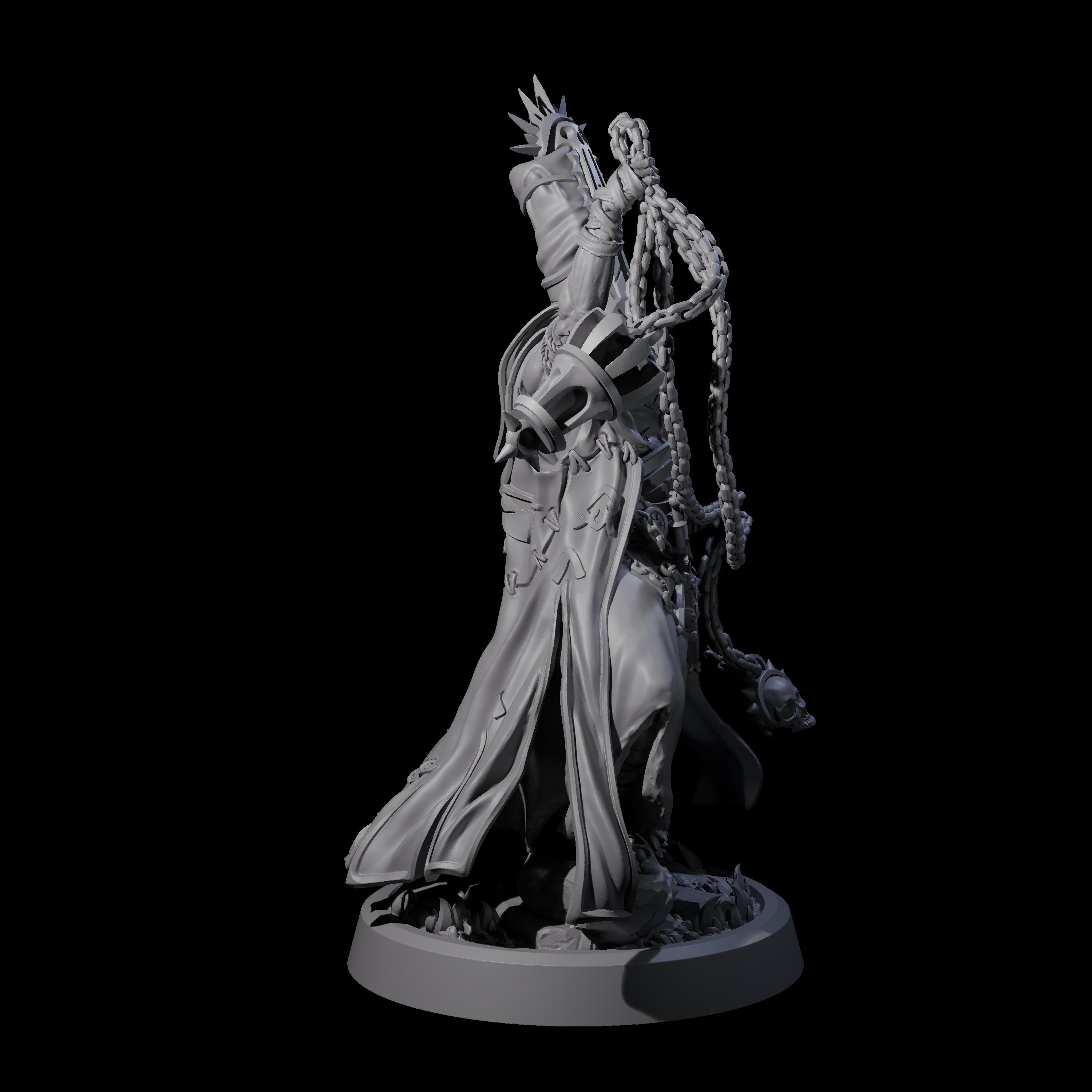 Fanatical Orcale D Miniature for Dungeons and Dragons, Pathfinder or other TTRPGs
