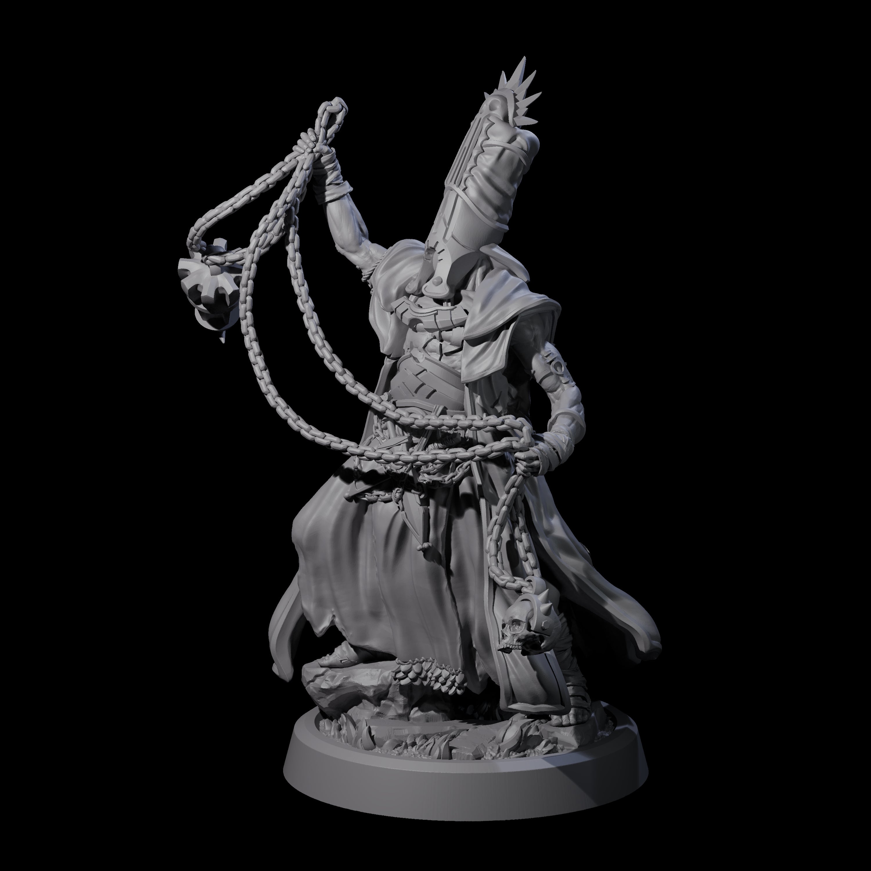 Fanatical Orcale D Miniature for Dungeons and Dragons, Pathfinder or other TTRPGs