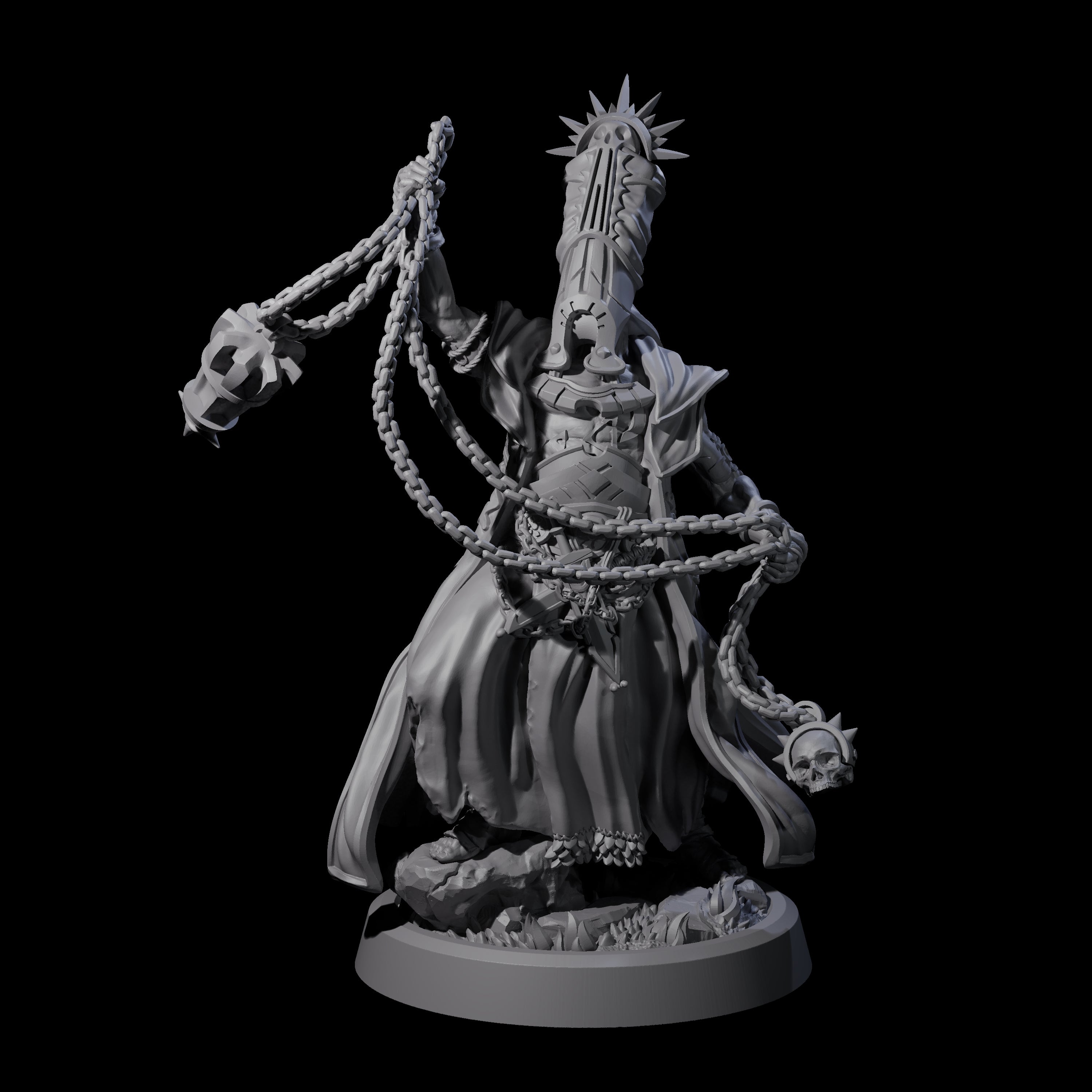 Fanatical Orcale D Miniature for Dungeons and Dragons, Pathfinder or other TTRPGs