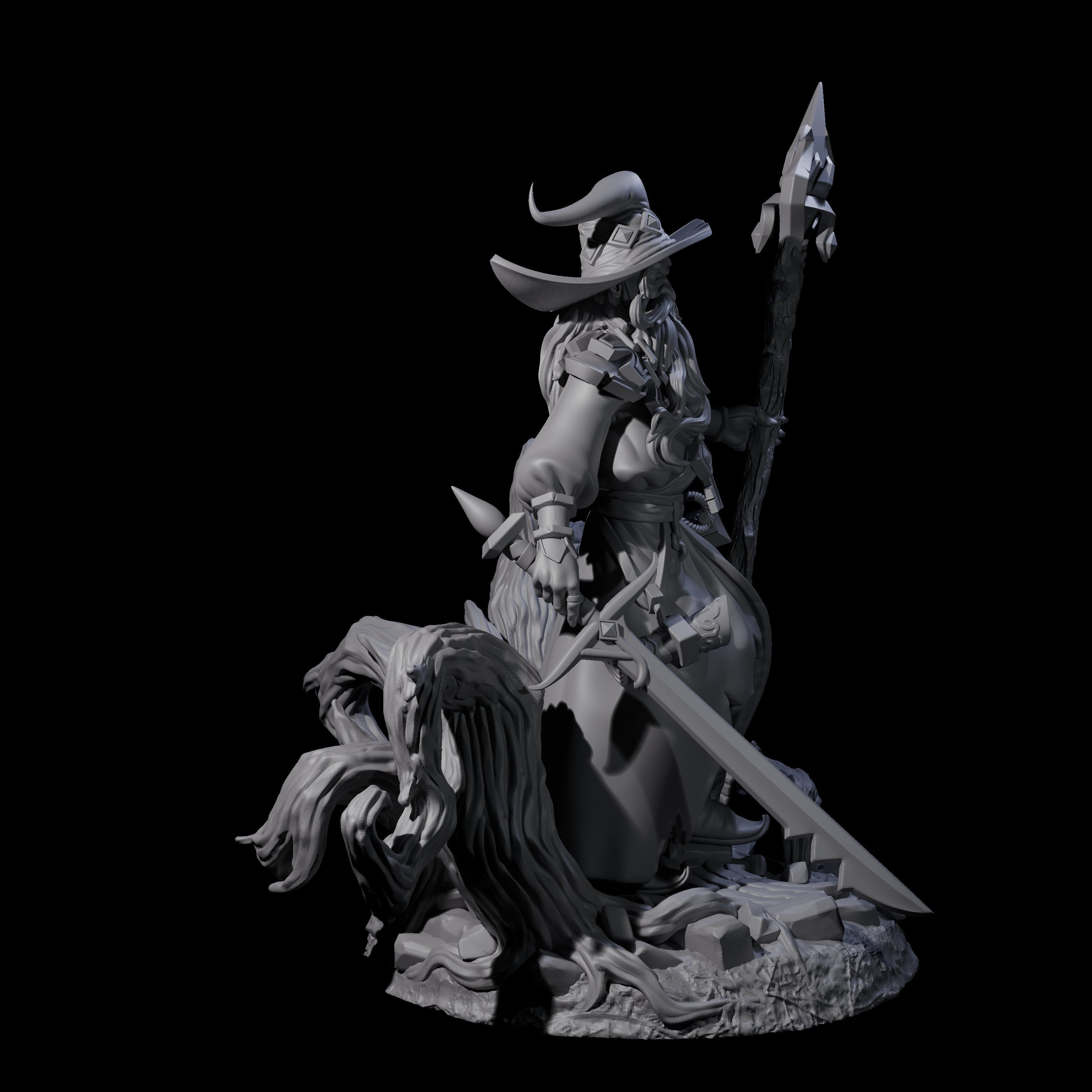 Fearless Archmage Miniature for Dungeons and Dragons, Pathfinder or other TTRPGs
