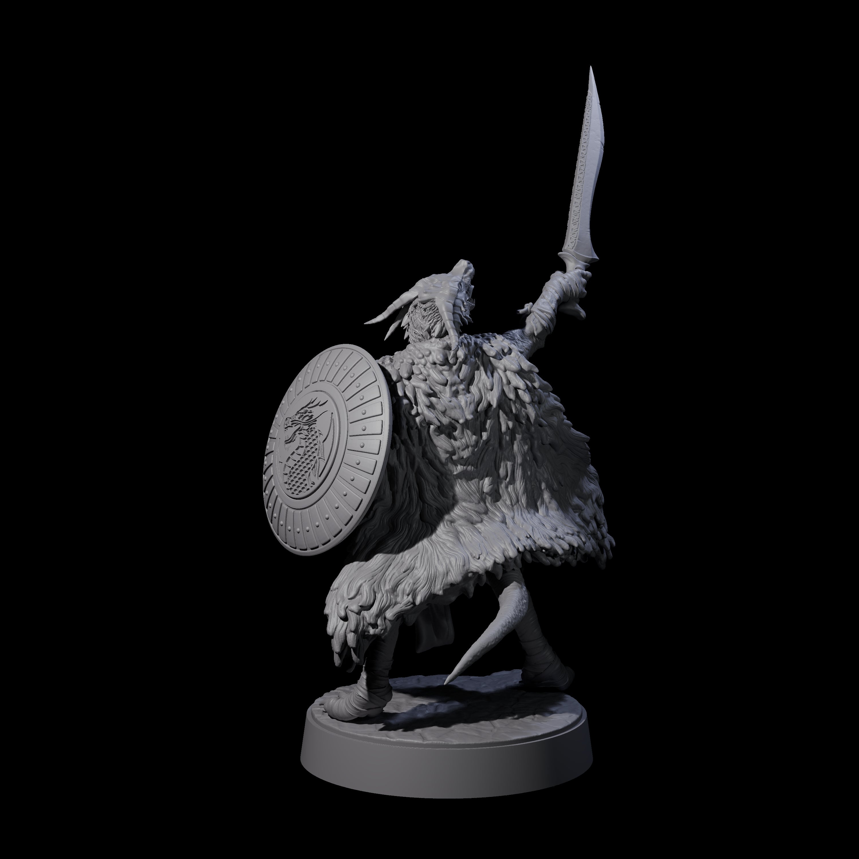 Fearless Kobold General Miniature for Dungeons and Dragons, Pathfinder or other TTRPGs